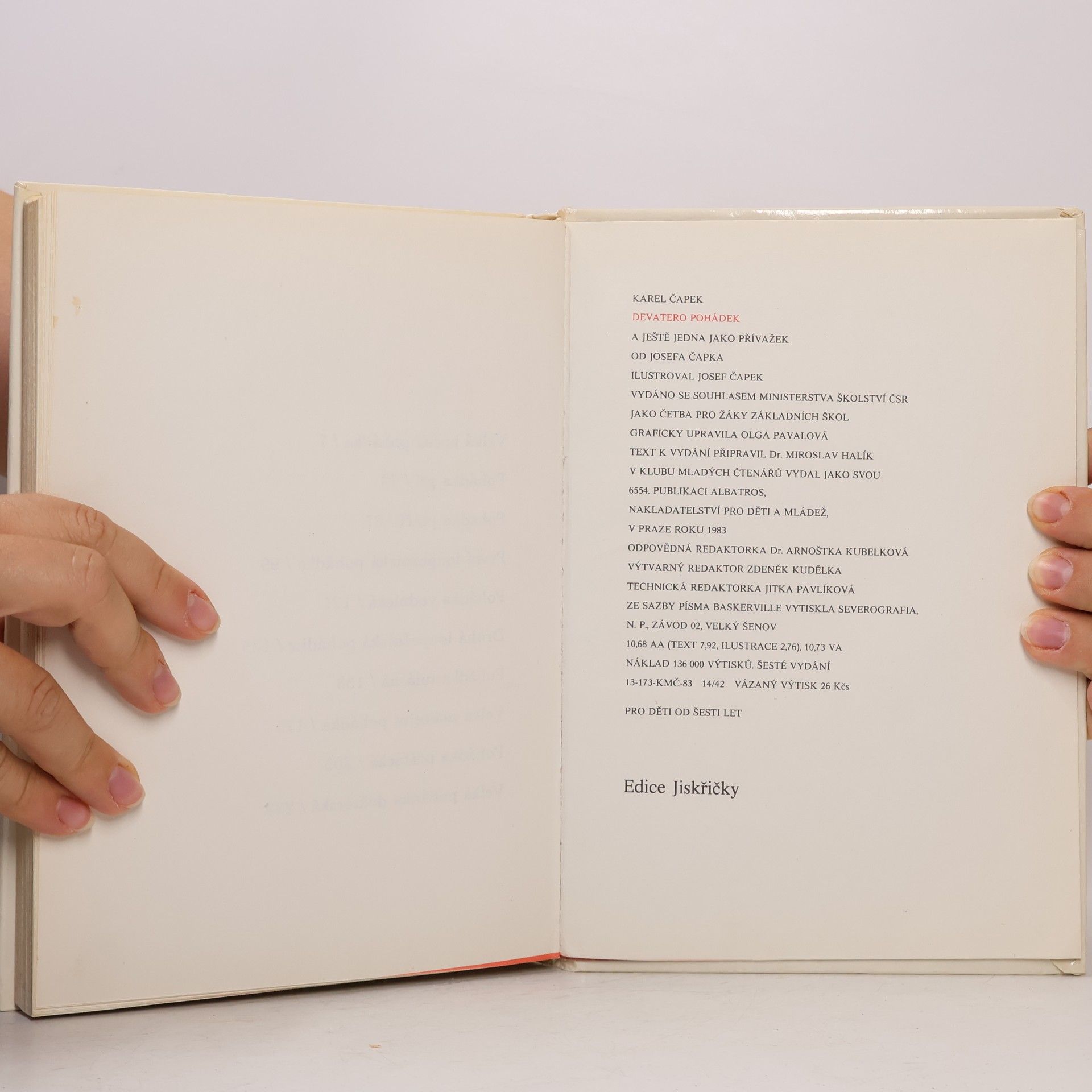 Karel Čapek Devatero pohádek