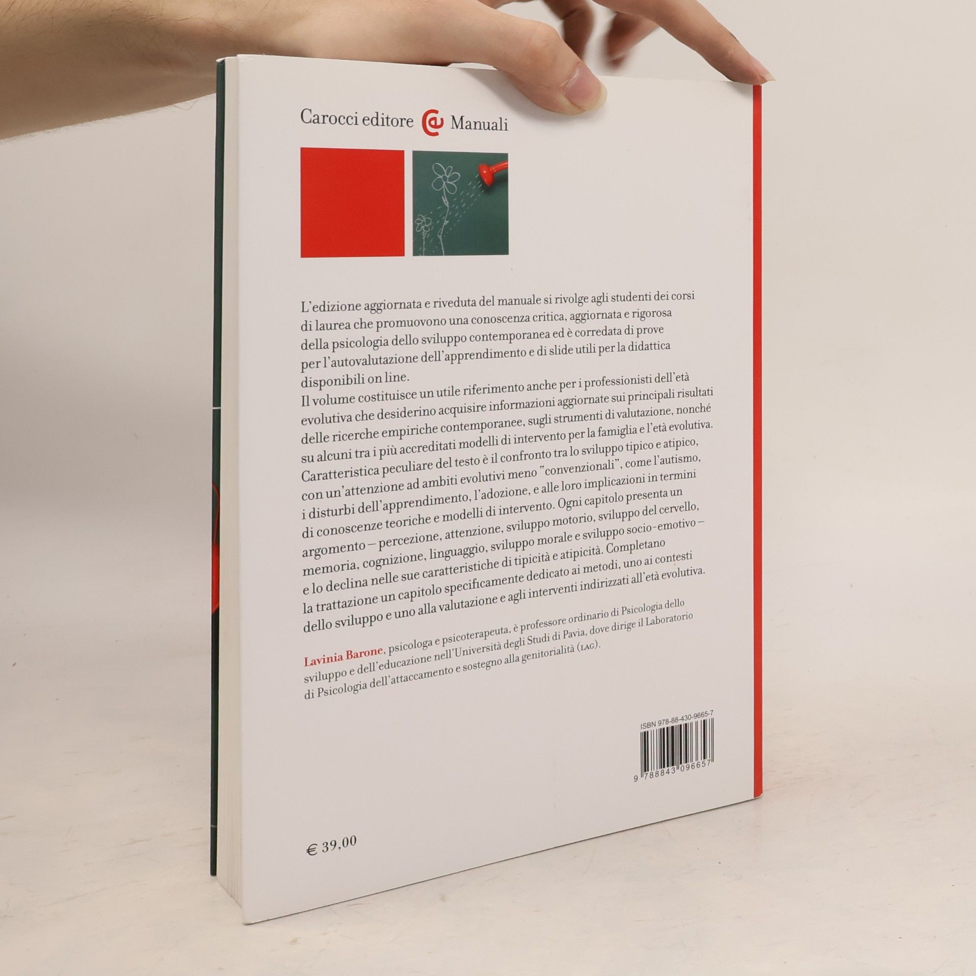 Lavinia Barone Manuali universitari: Manuale di psicologia dello sviluppo