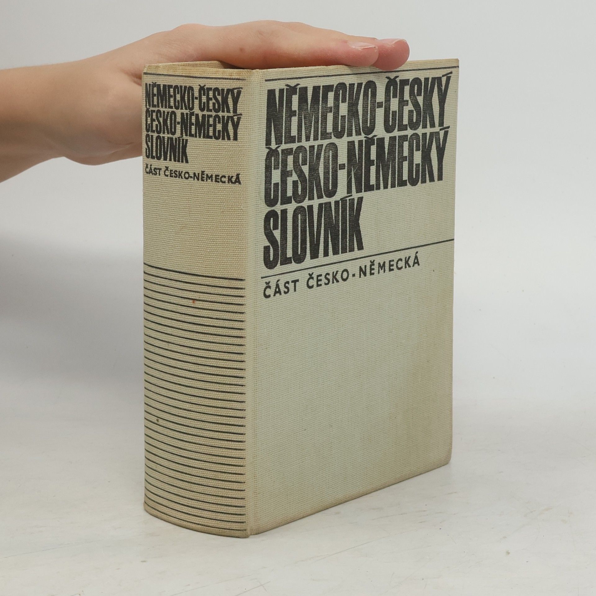 František Widimský Německo-český a česko-německý slovník. Část česko-německá