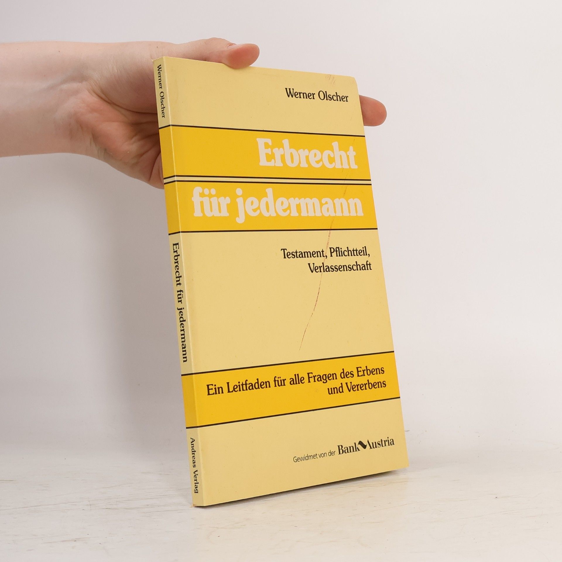 Werner Olscher Erbrecht für jedermann