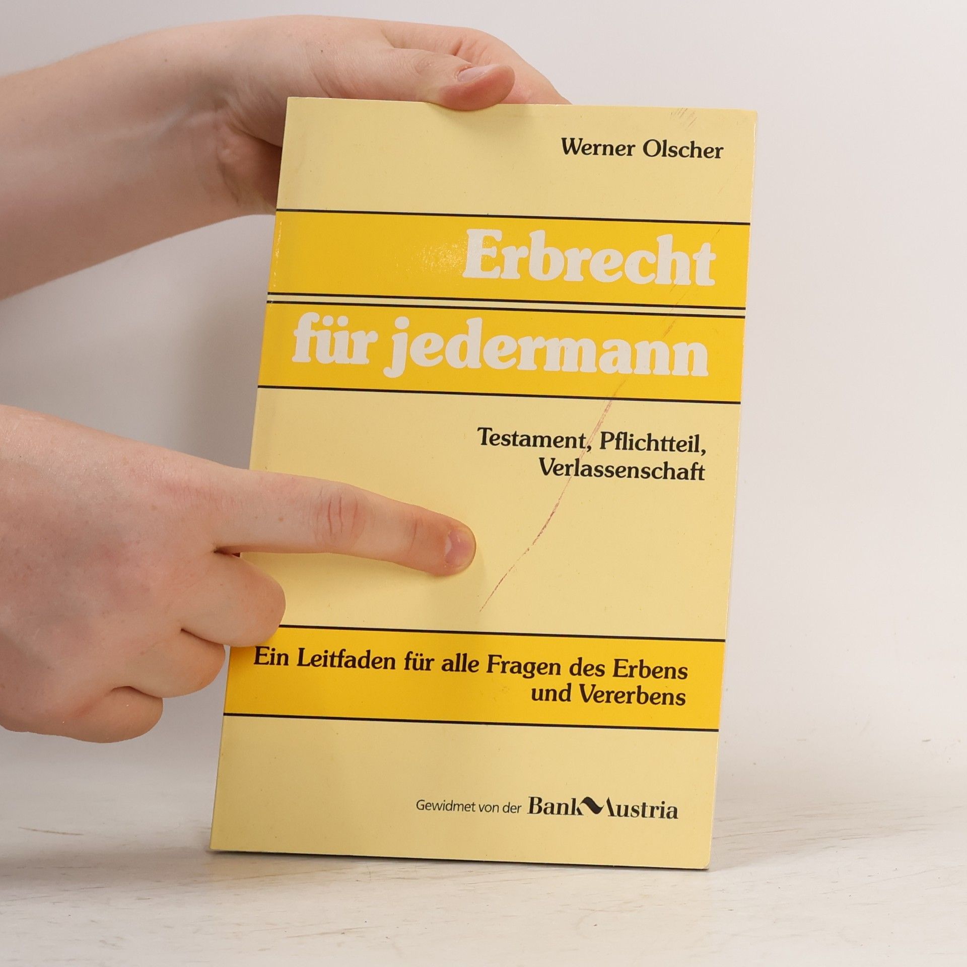 Werner Olscher Erbrecht für jedermann