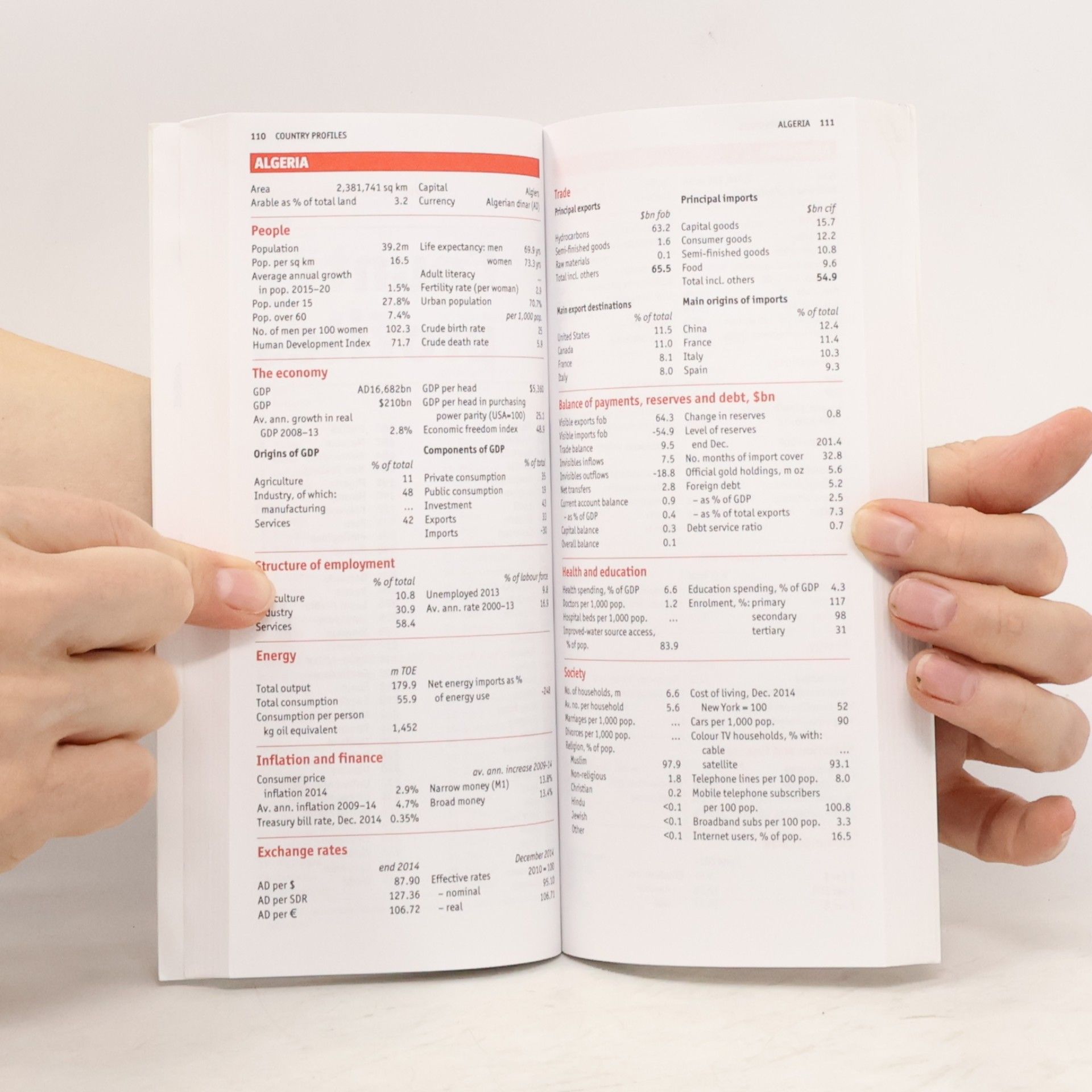 The Economist Pocket World in Figures 2016 Edition, 25th Edition