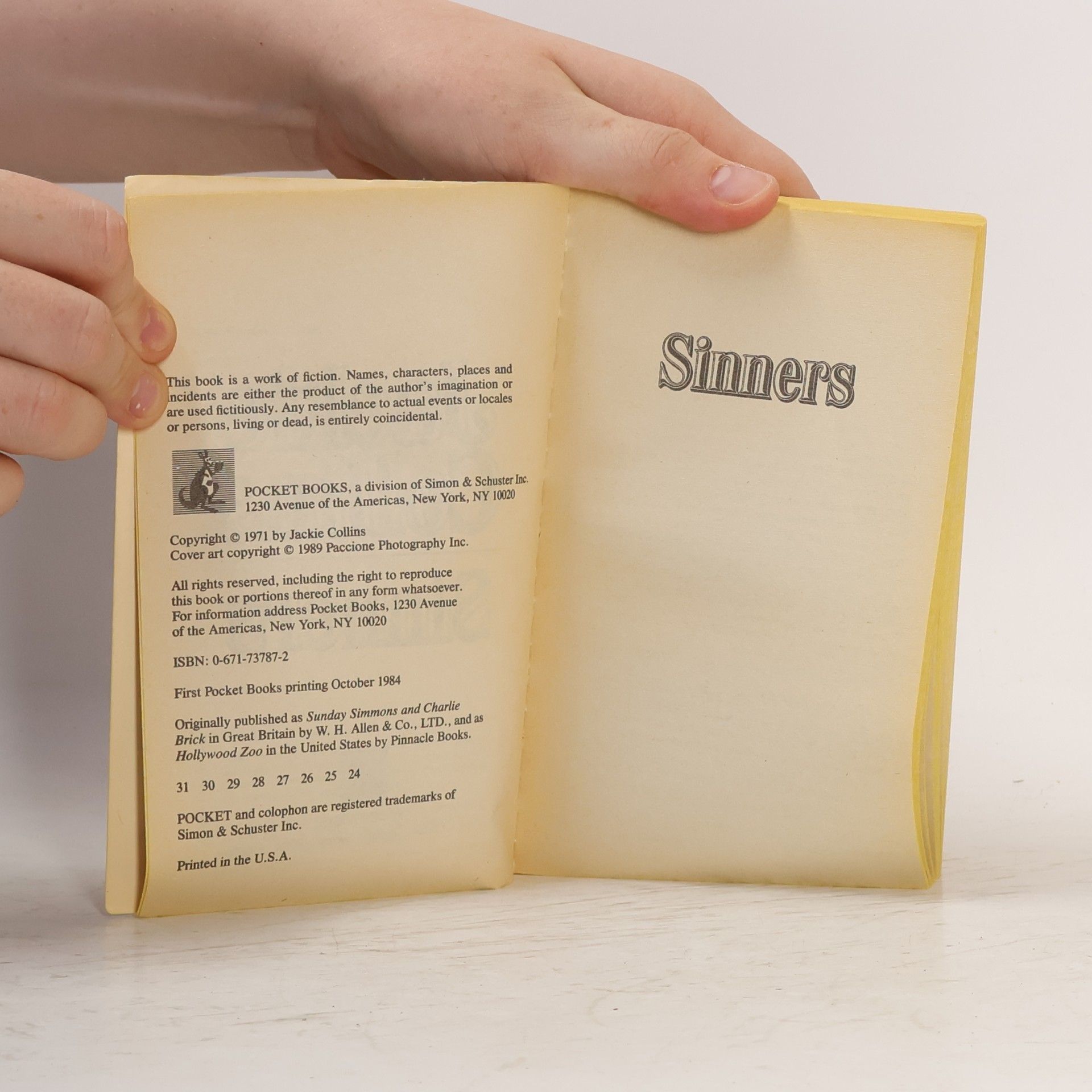 Jackie Collins Sinners