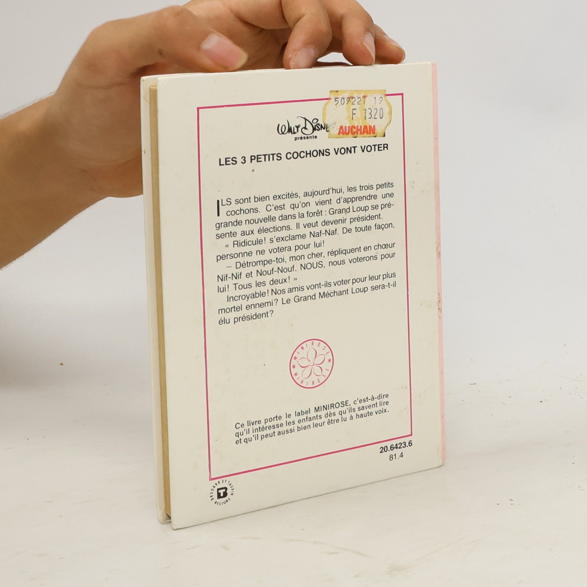 Walt Disney Bibliothèque Rose cartonnée & illustrée: Les 3 petits cochons vont voter