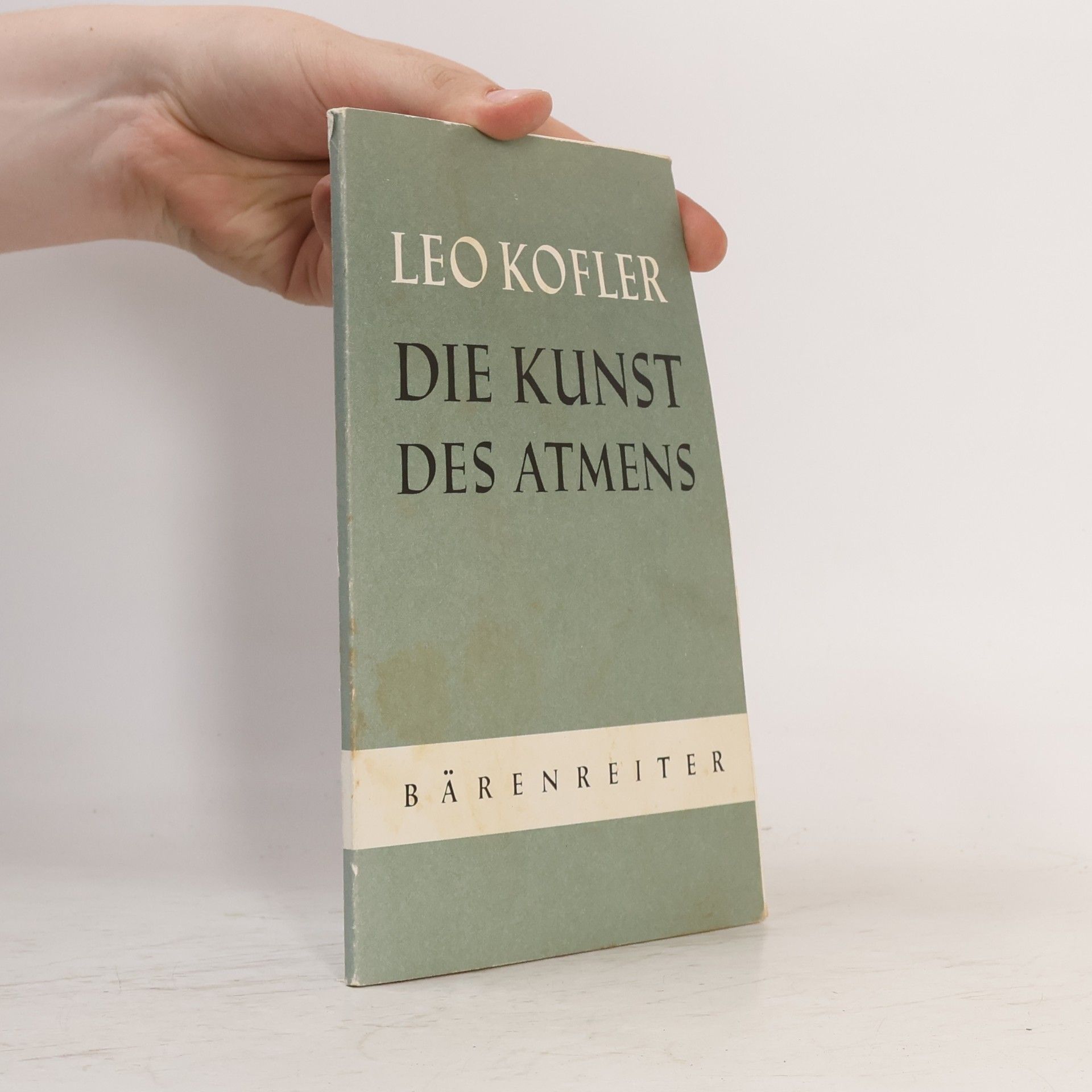 Leo Kofler Die Kunst des Atmens