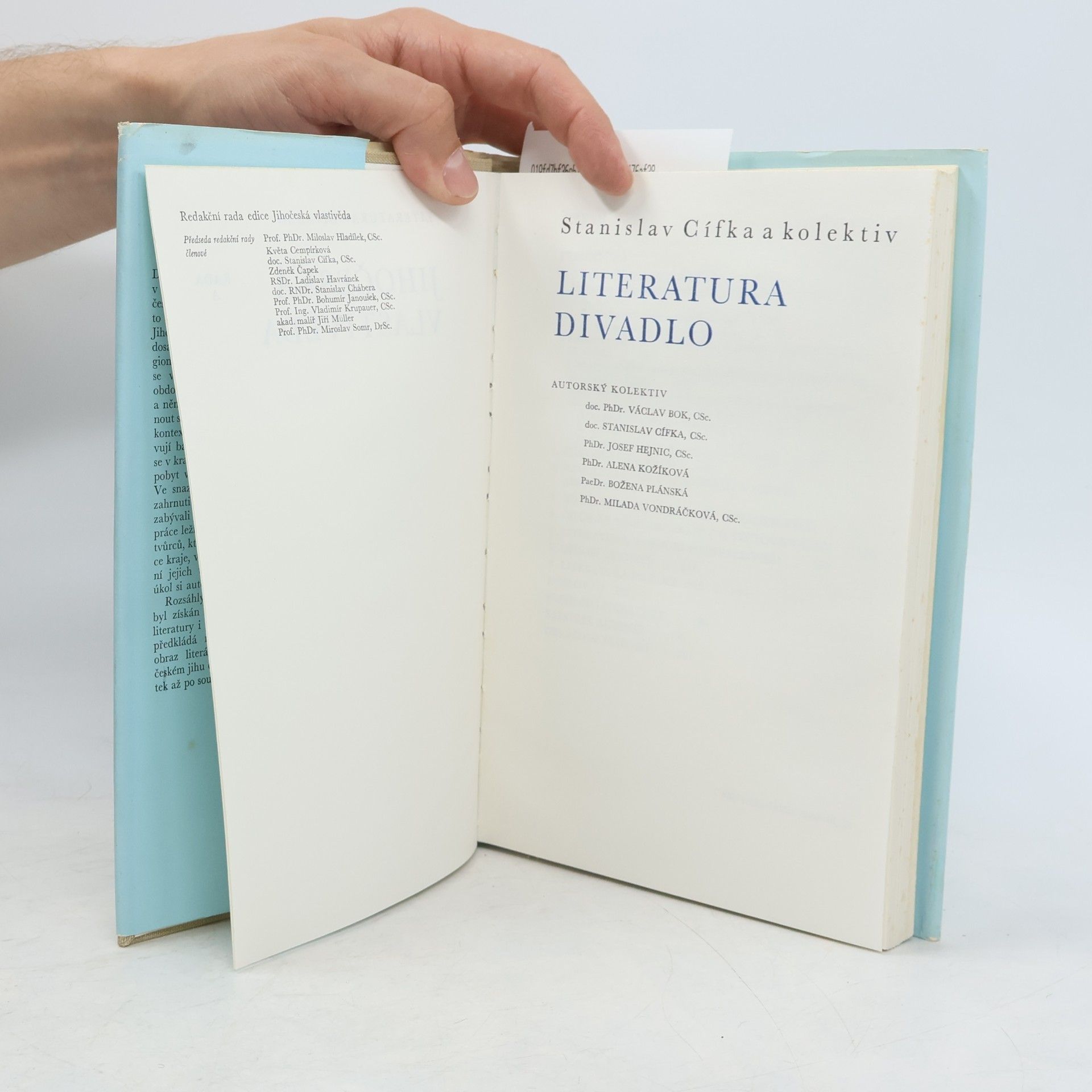 Stanislav Cífka Literatura. Divadlo