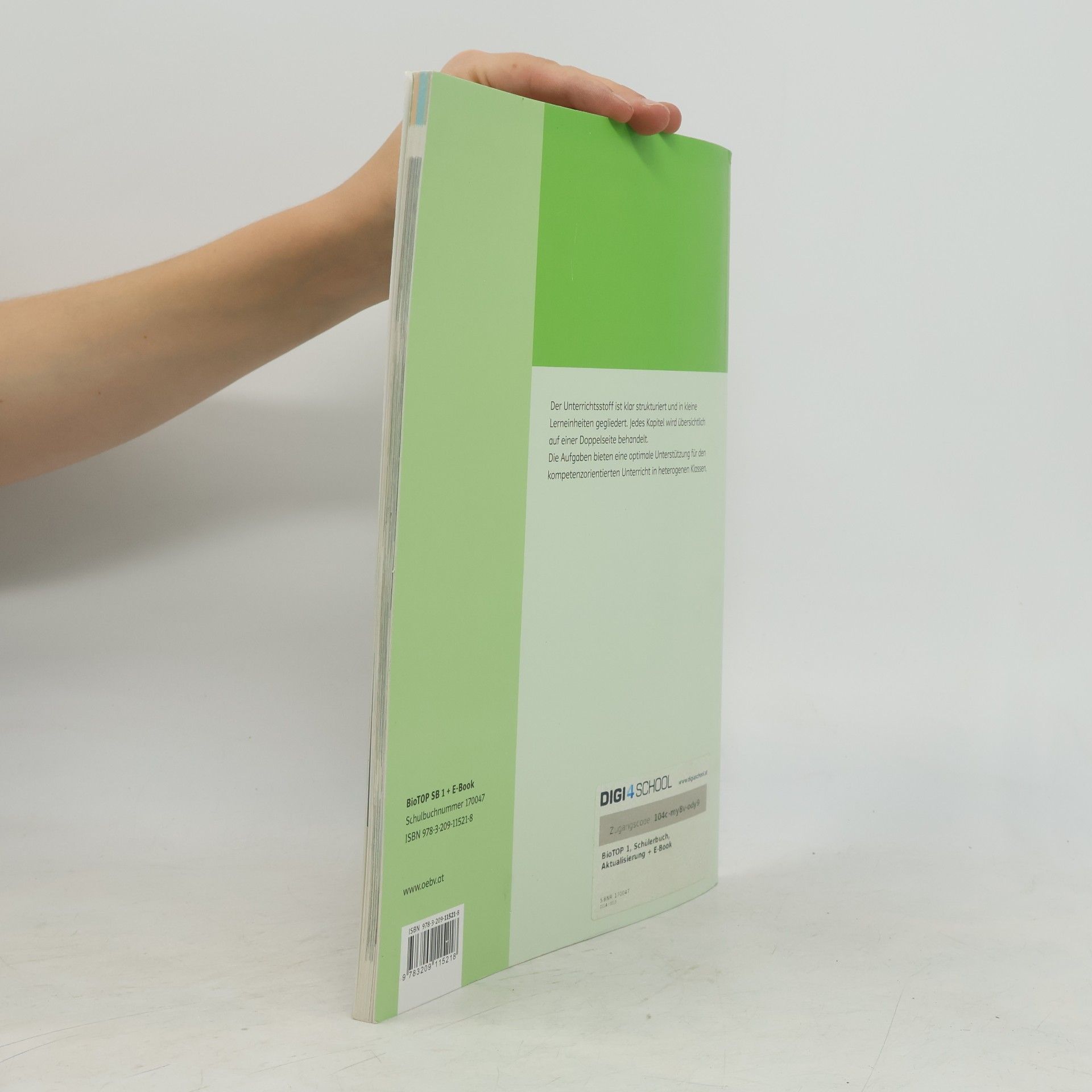 Yvonne Helmer BioTOP 1, Schülerbuch