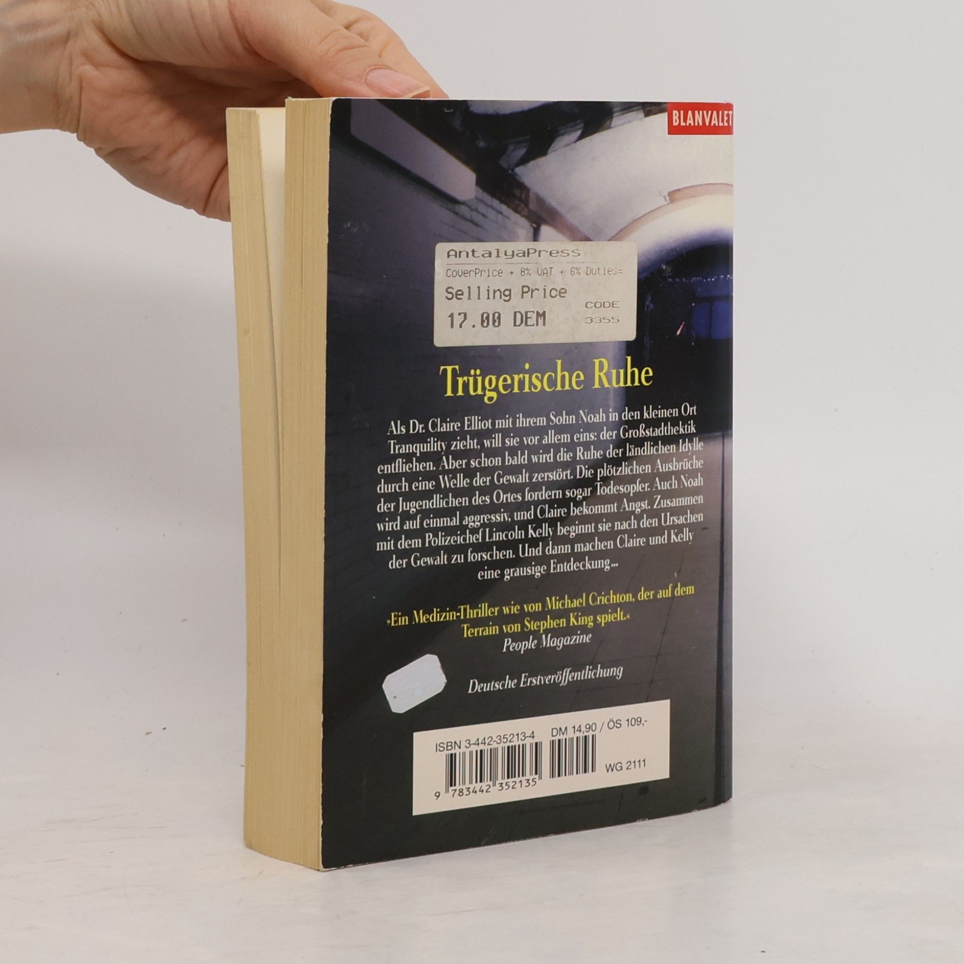 Tess Gerritsen Trügerische Ruhe