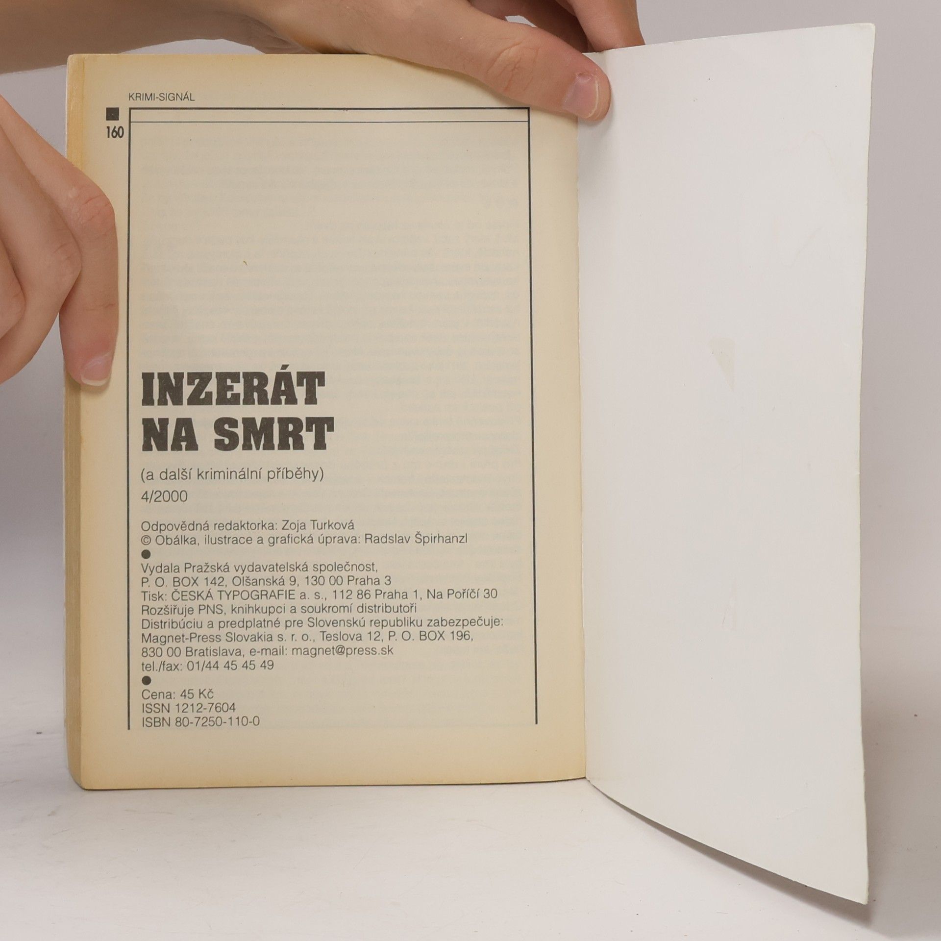 Bohumil Lipert Inzerát na smrt a další kriminální příběhy