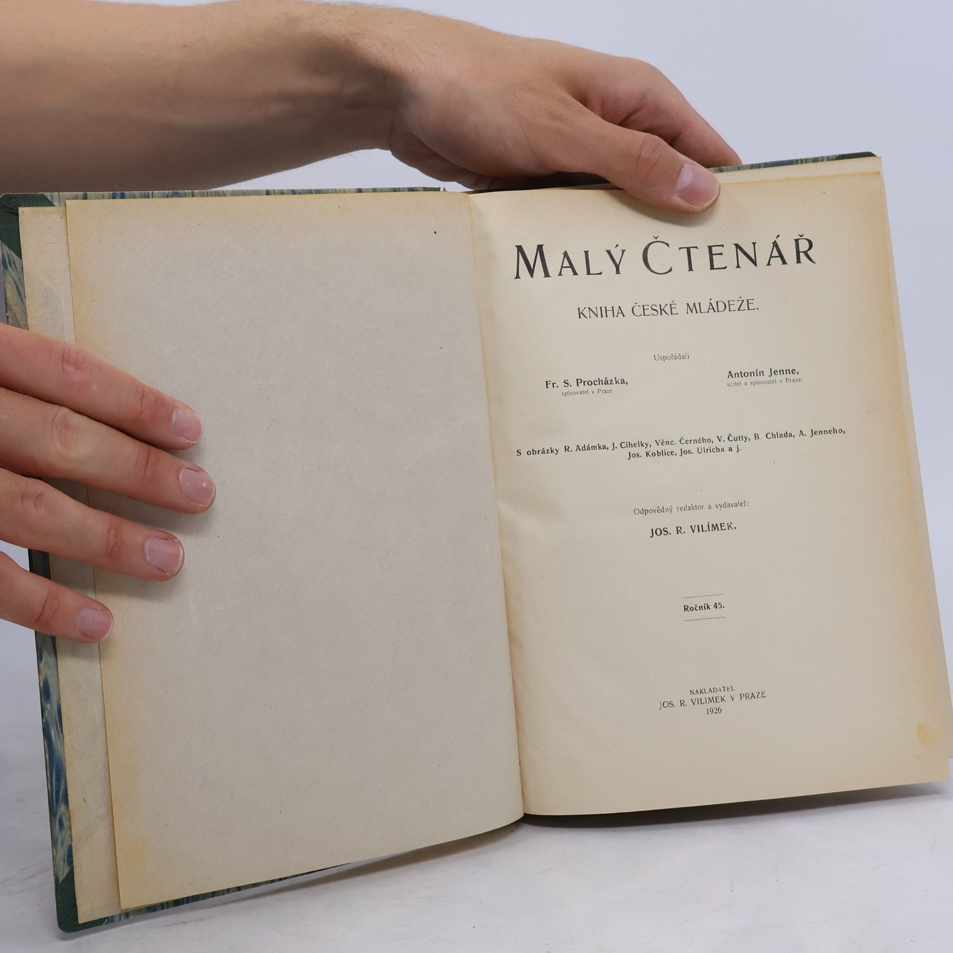 Kolektiv autorů Malý čtenář - Kniha české mládeže. Ročník 45.