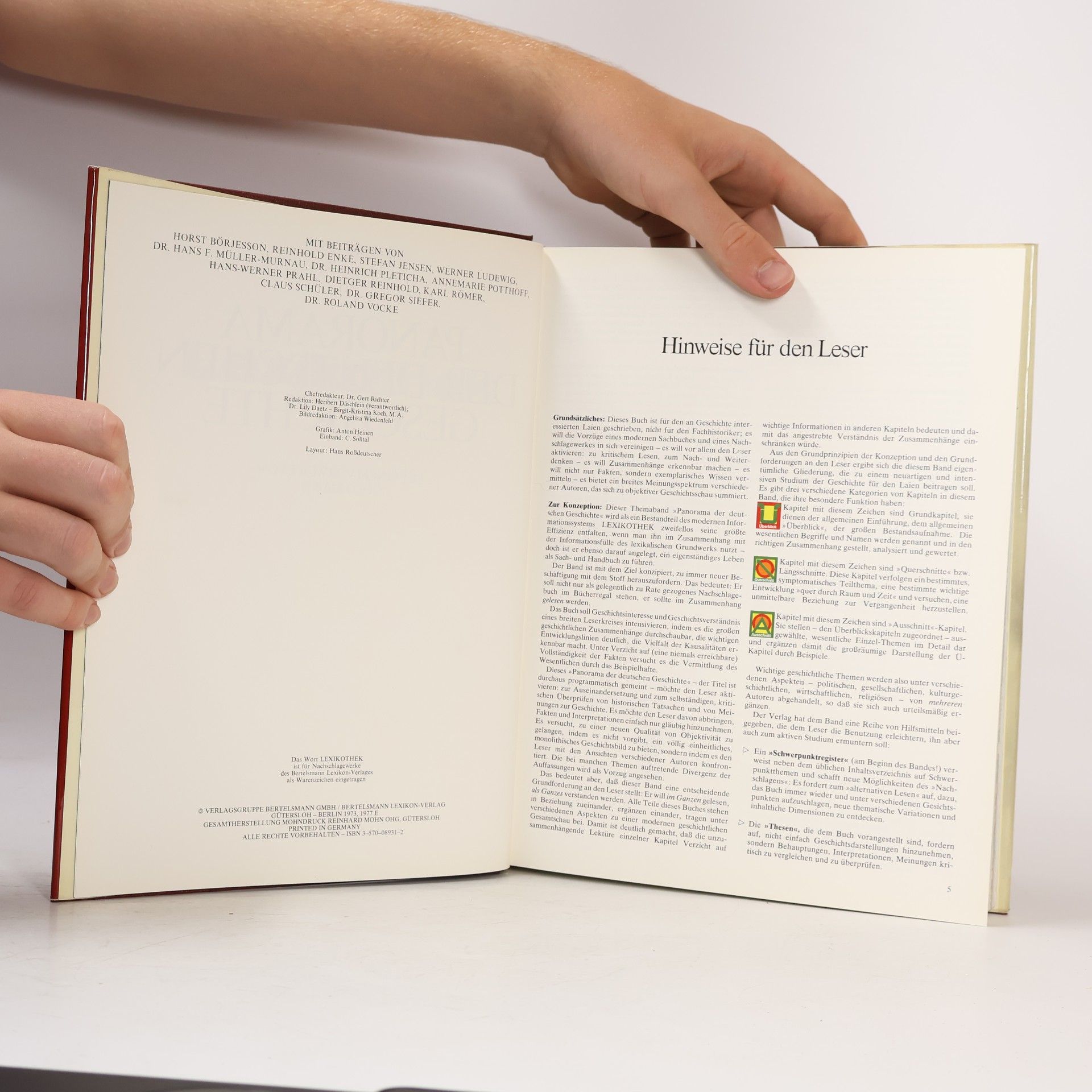 Autorenkollektiv Bertelsmann Lexikothek: Panorama der deutschen Geschichte