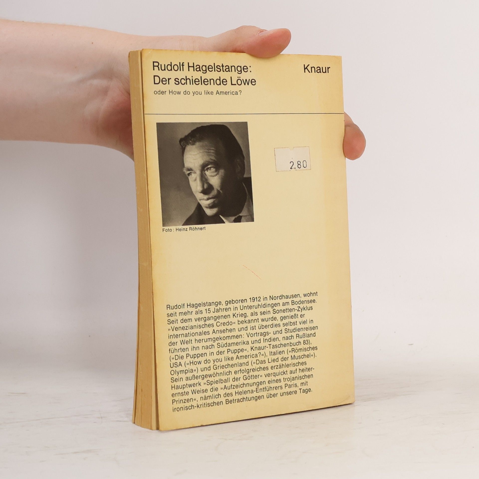Rudolf Hagelstange Der schielende Löwe
