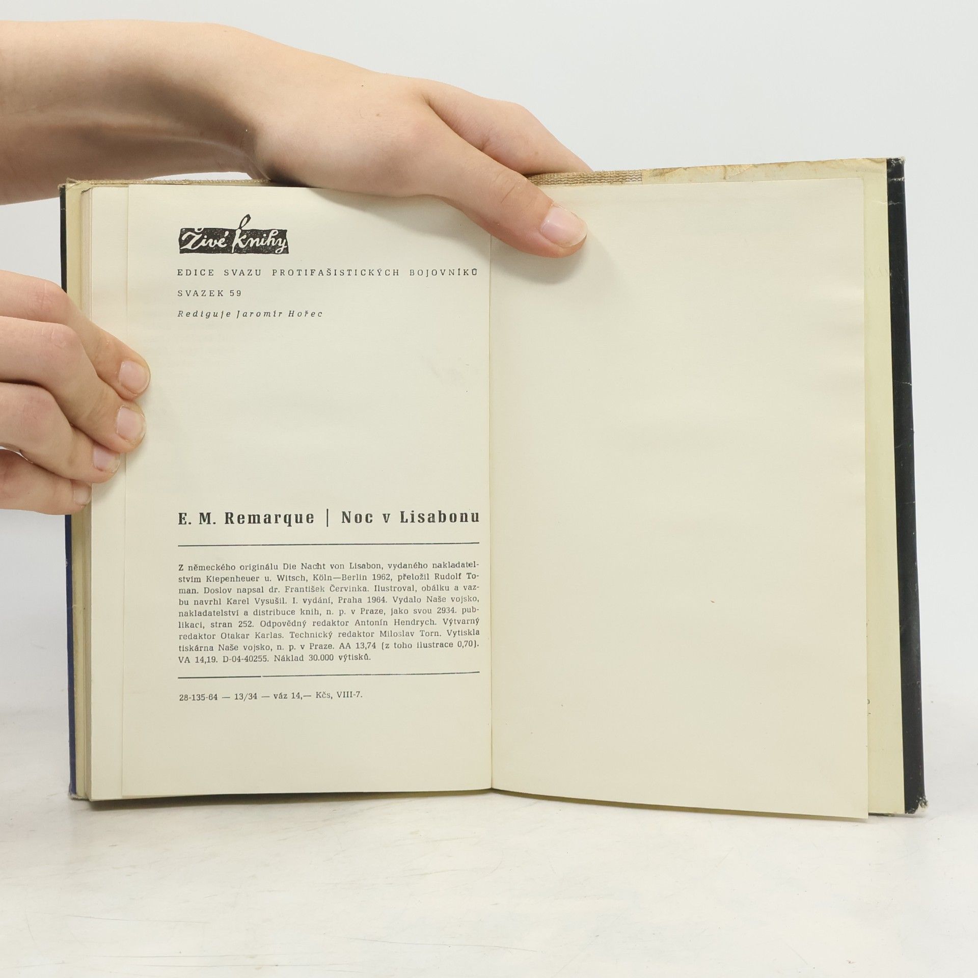 Erich Maria Remarque Noc v Lisabonu