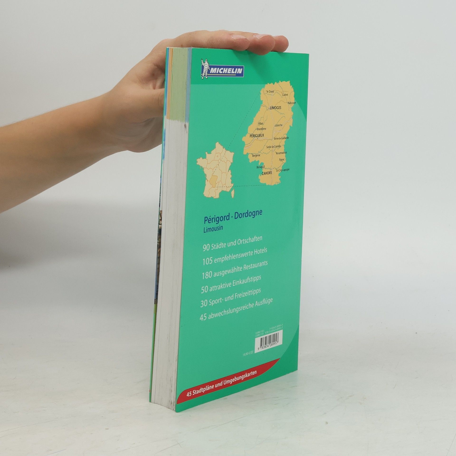 Susanne Böttcher Der Grüne Reiseführer: Périgord, Dordogne, Limousin - Edition en langue allemande