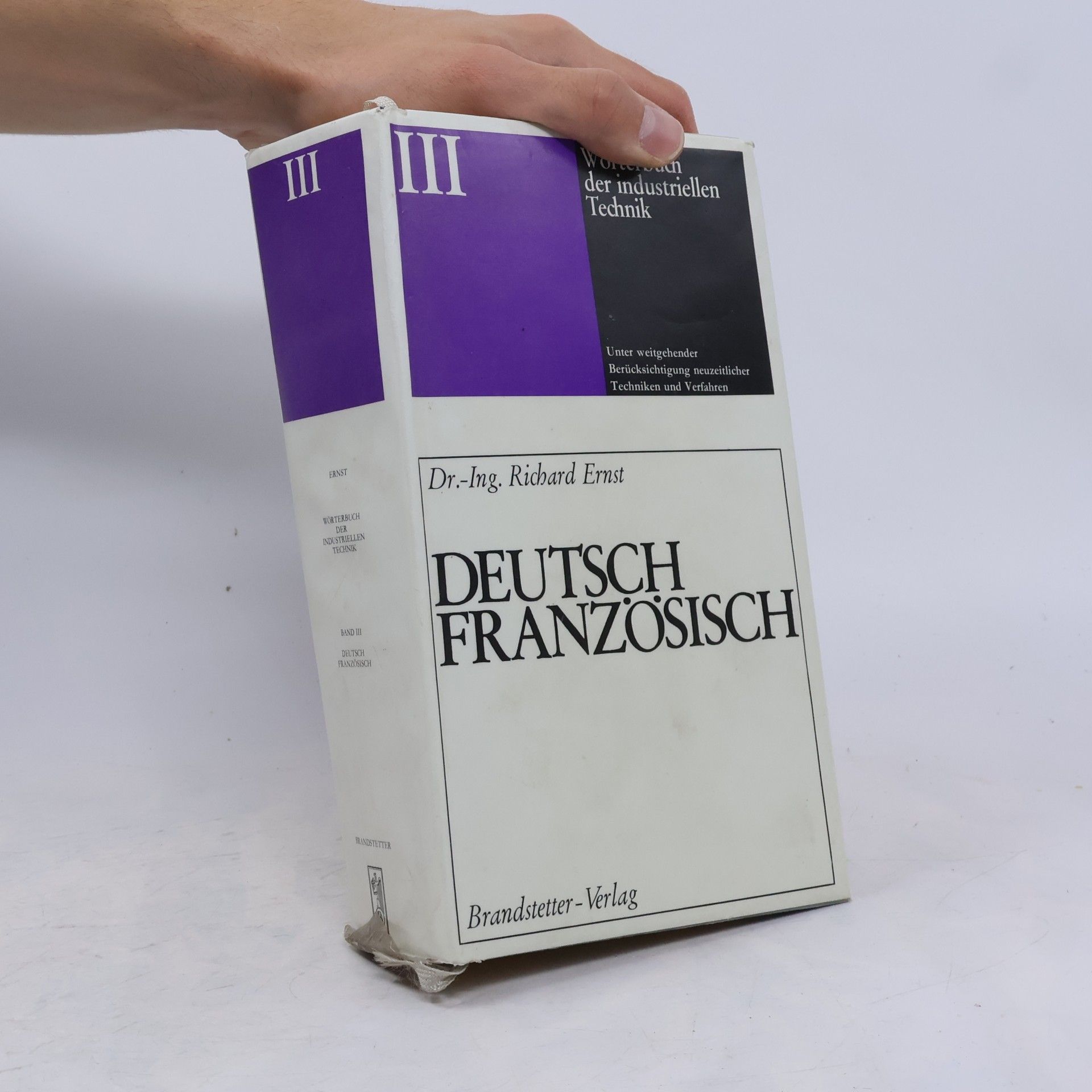 Richard Ernst Wörterbuch der industriellen Technik