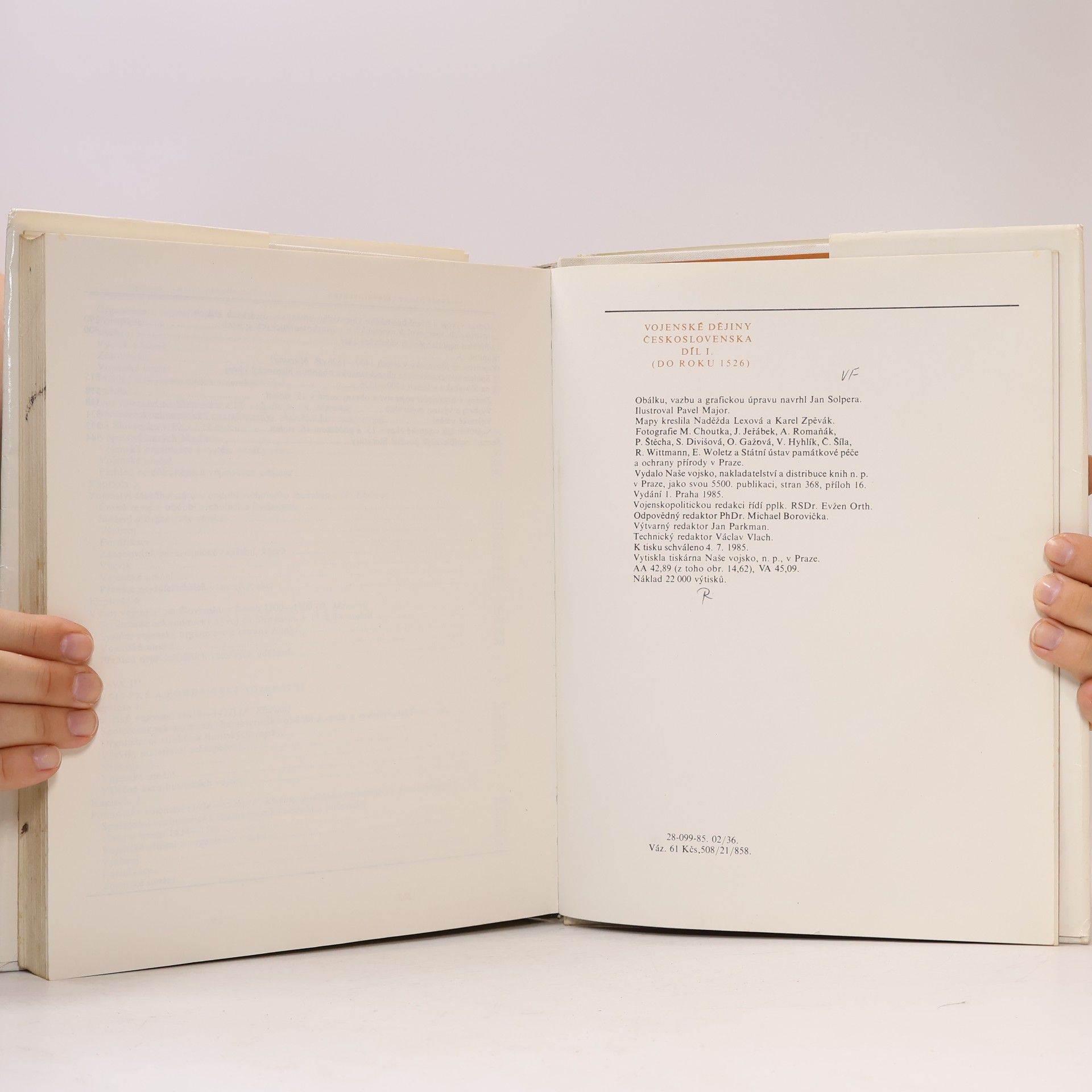 Autorenkollektiv Vojenské dějiny Československa I.