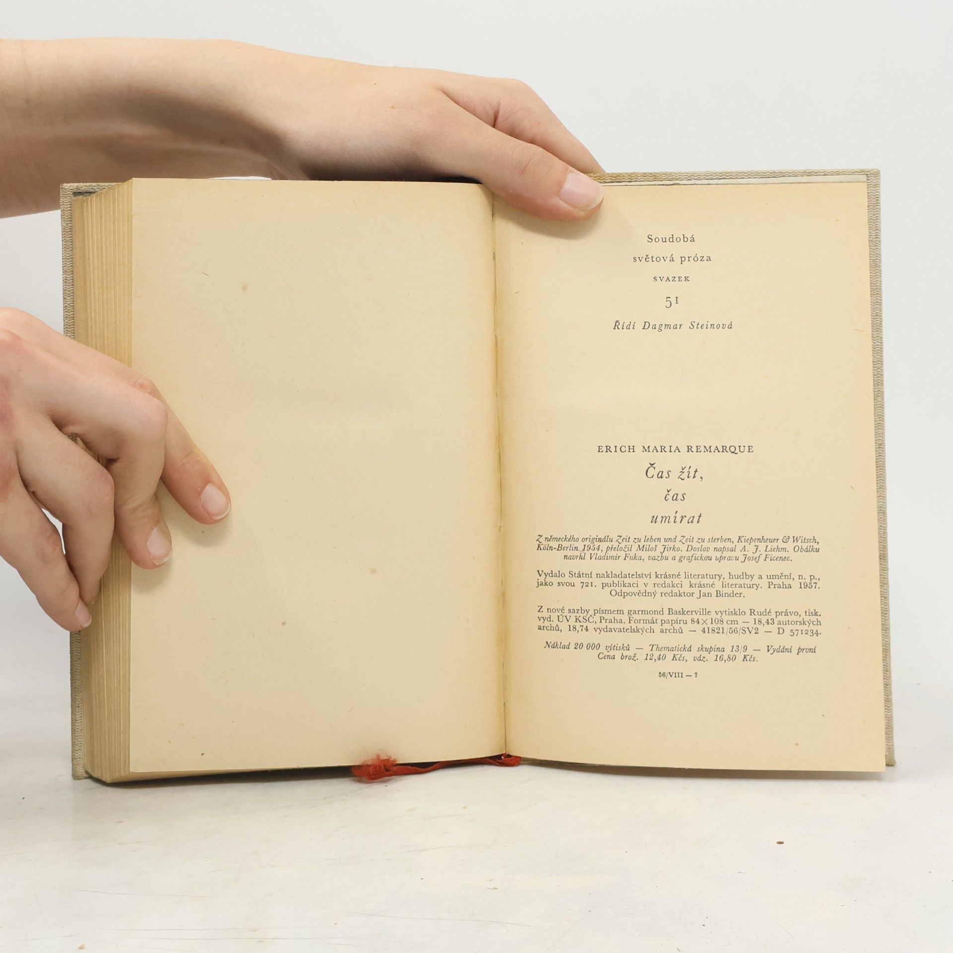 Erich Maria Remarque Čas žít, čas umírat