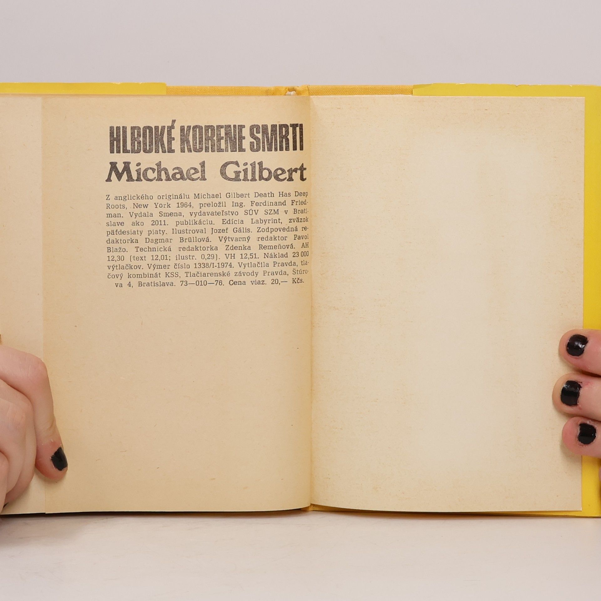 Michael Francis Gilbert Hlboké korene smrti