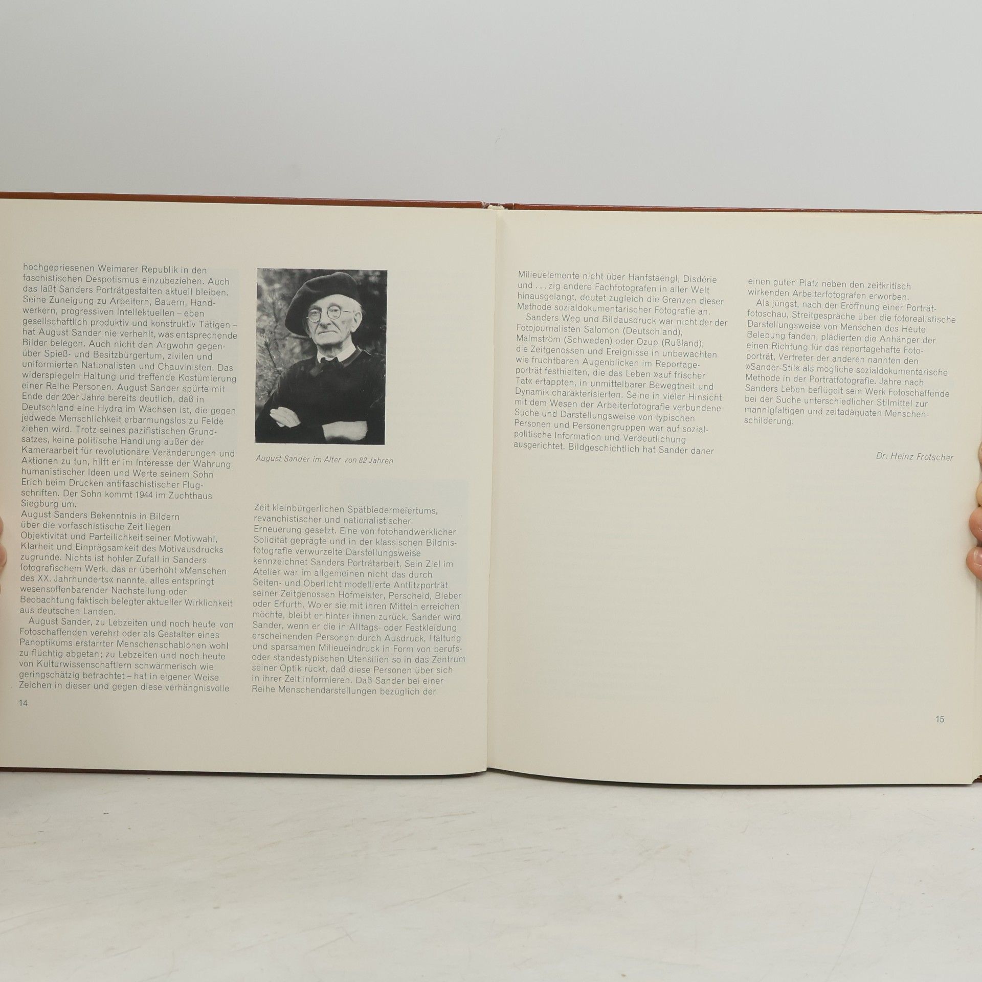 Heinz Frotscher August Sander