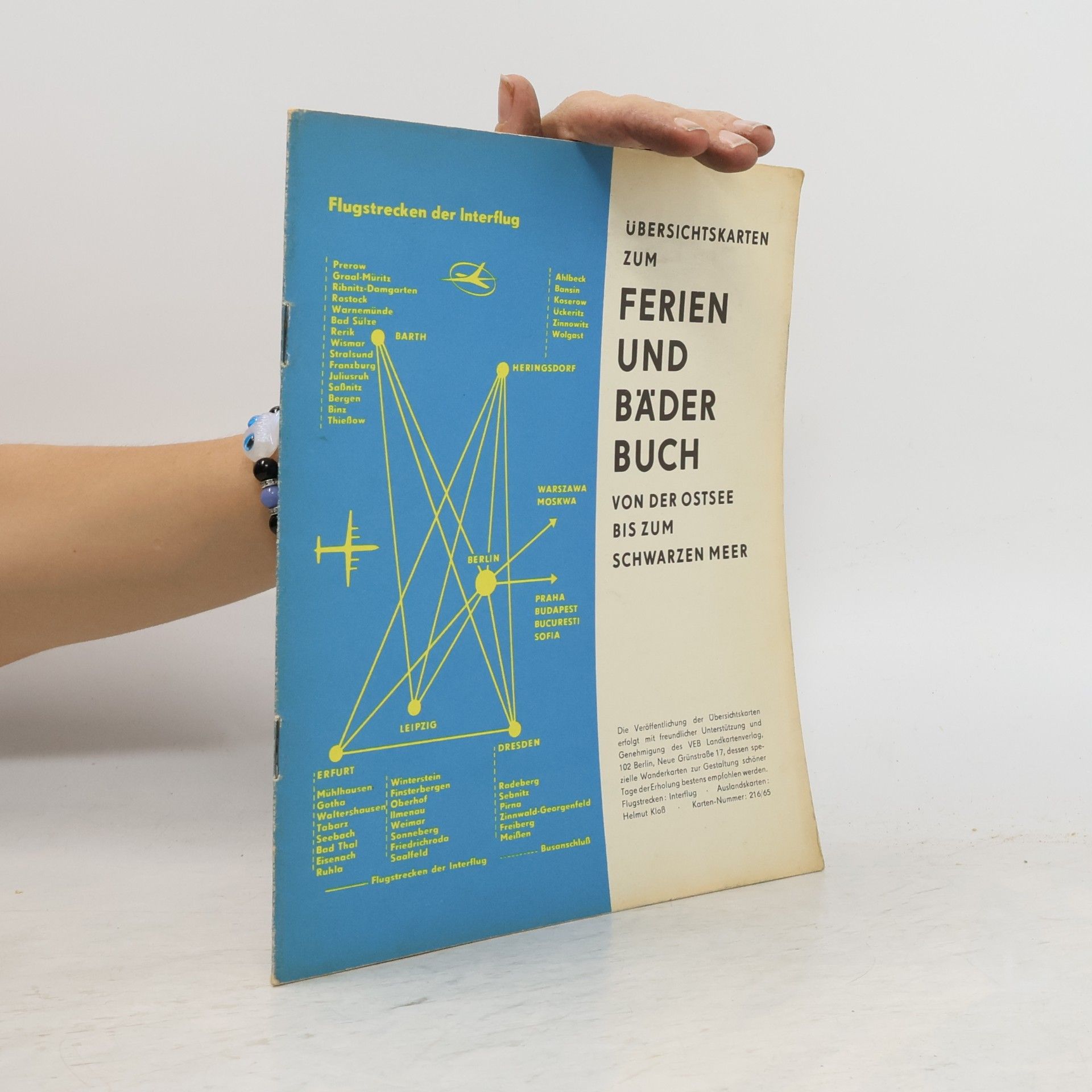 Autorenkollektiv Übersichtskarten zum Ferien und Bäderbuch