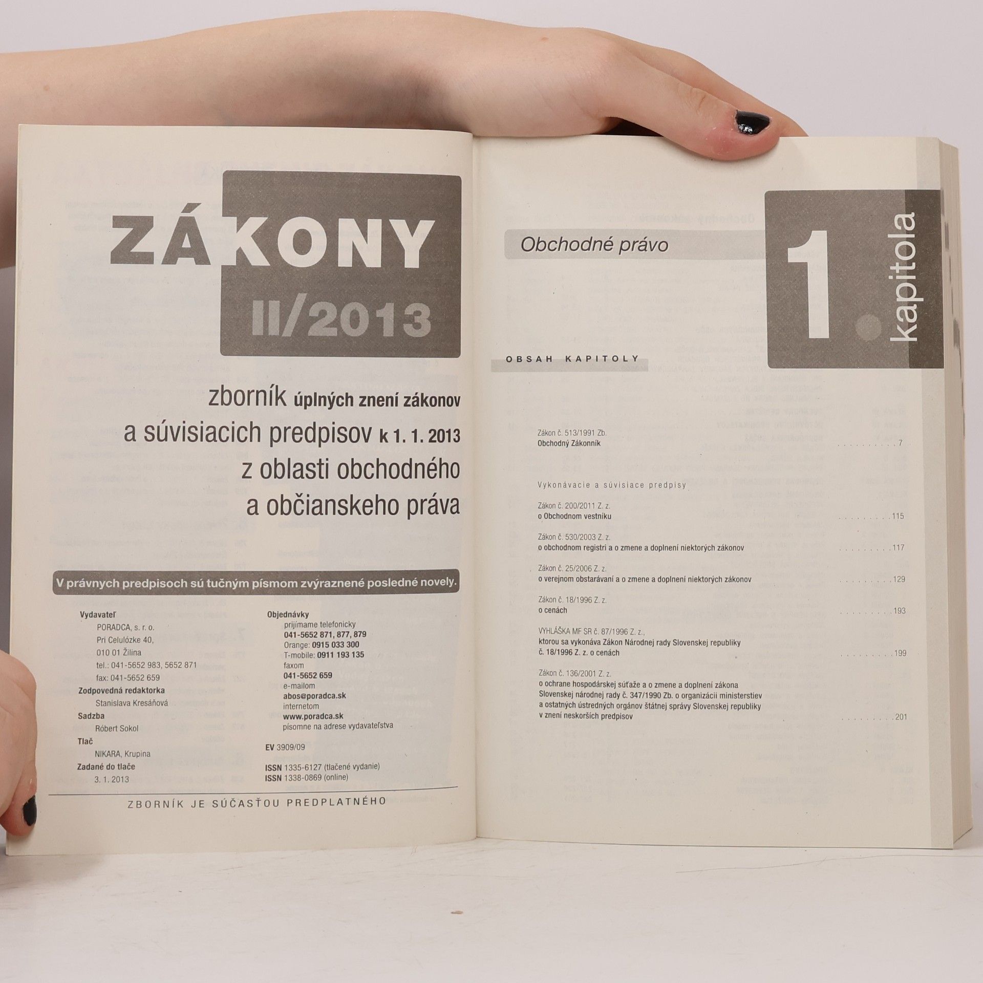 Collectif d'auteurs Zákony 2013 - II.