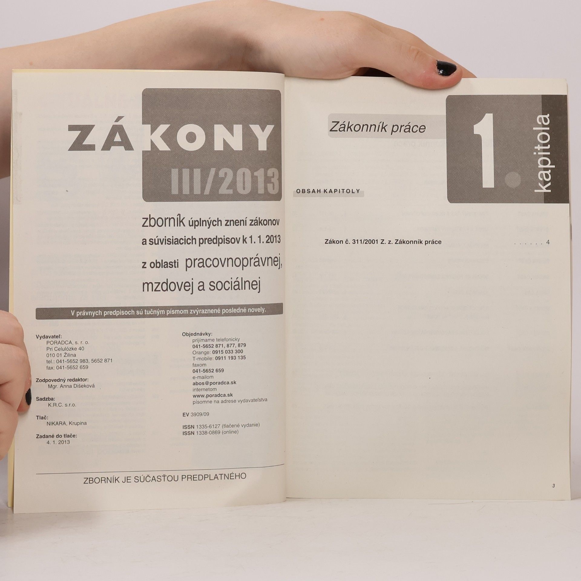 Collectif d'auteurs Zákony 2013 III.