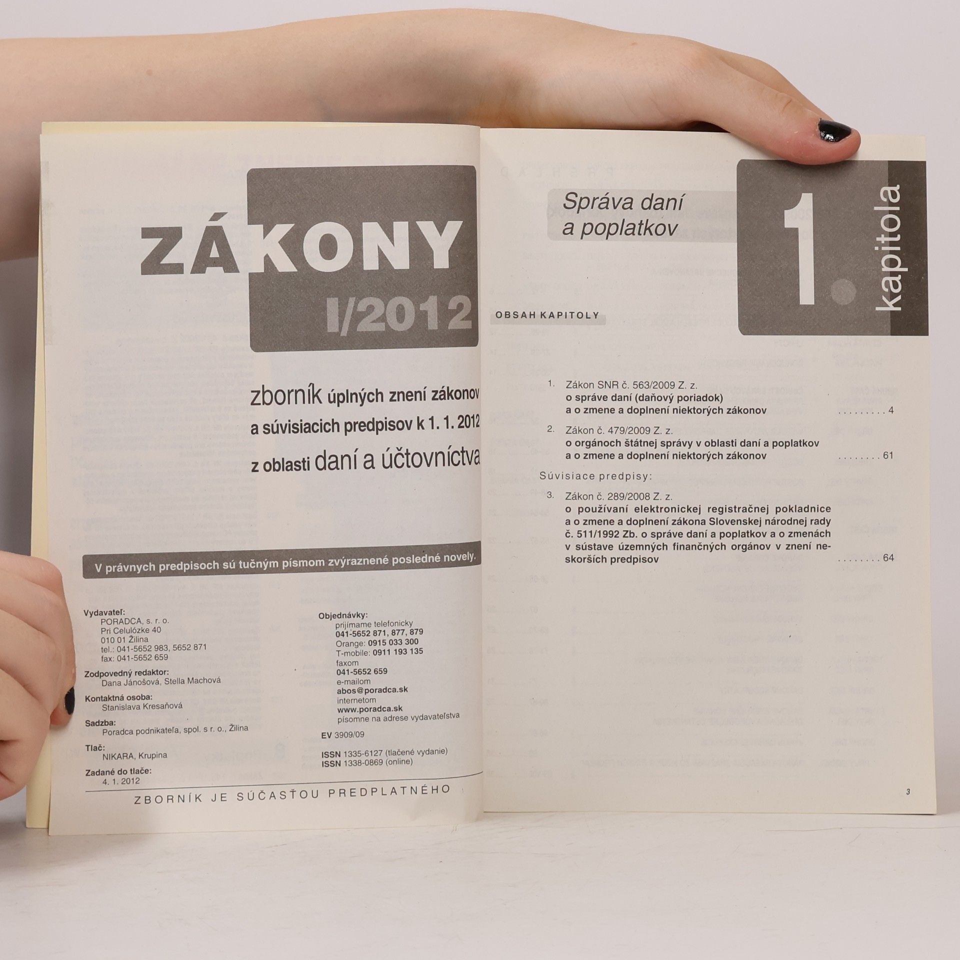 Collectif d'auteurs Zákony 2012 I.