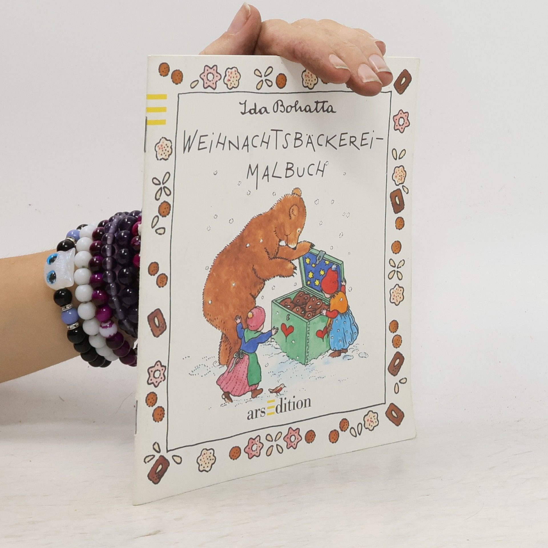 Ida Bohatta Weihnachtsbäckerei-Malbuch