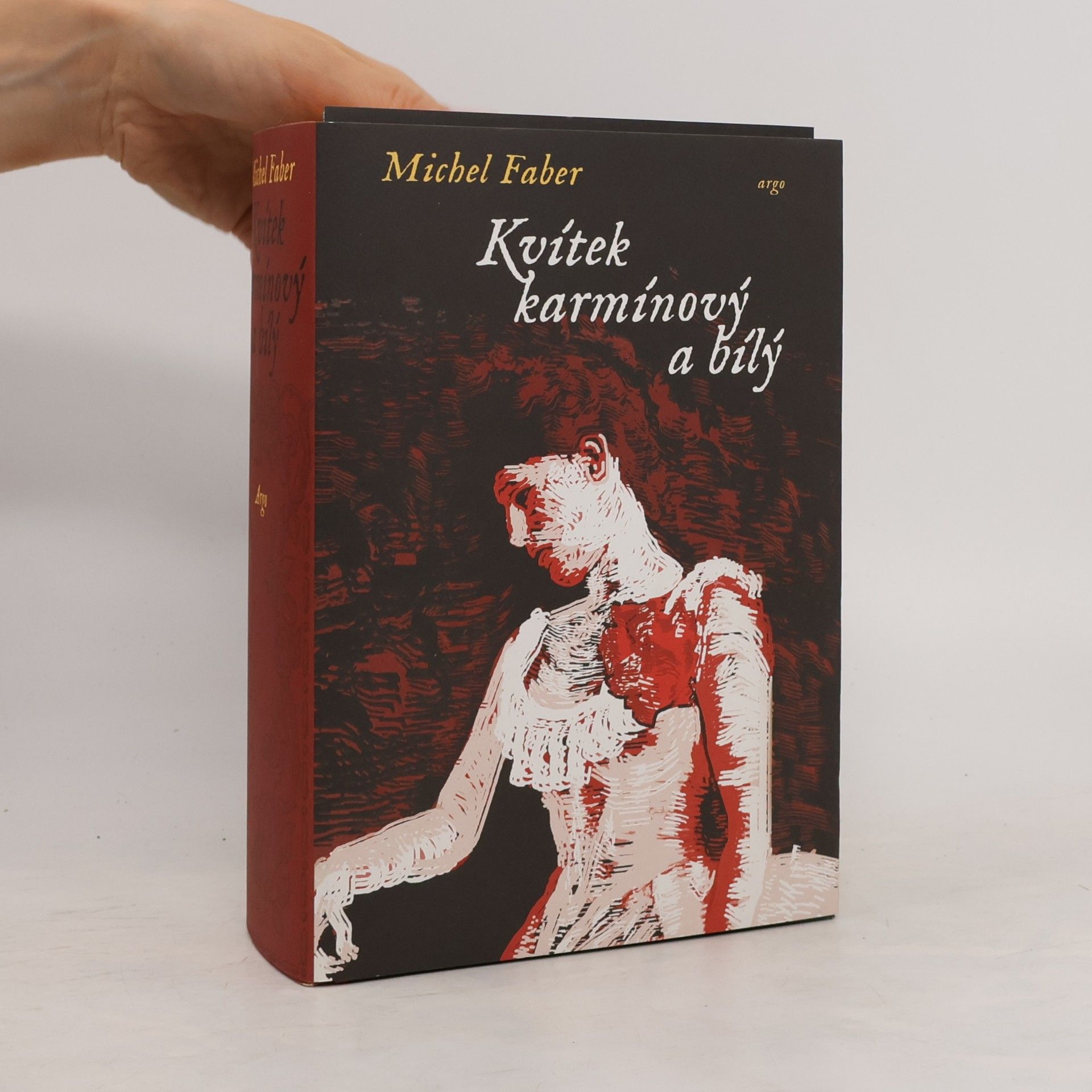 Michel Faber Kvítek karmínový a bílý