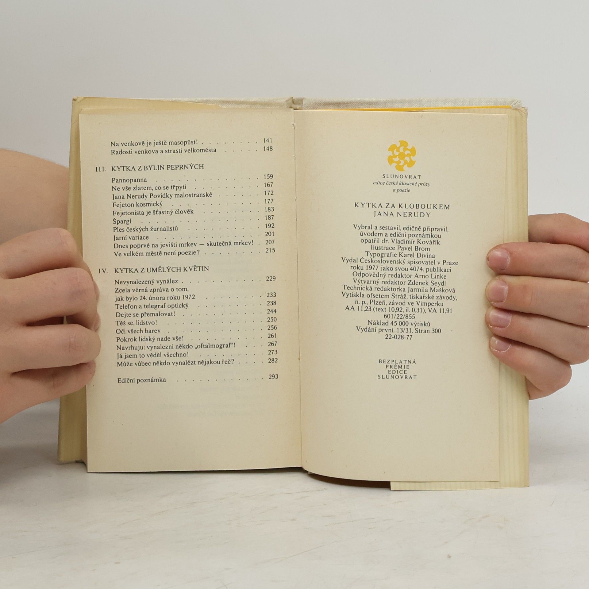Jan Neruda Kytka za kloboukem Jana Nerudy