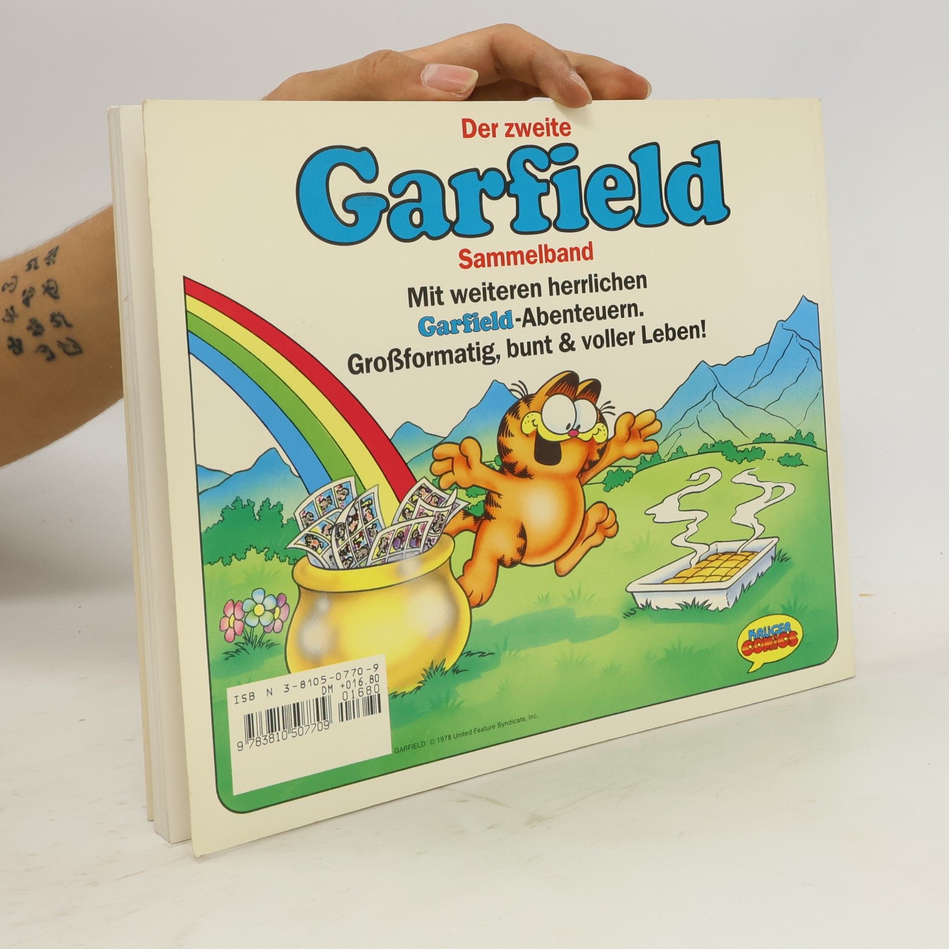 Jim Davis Garfield hat den Bogen raus