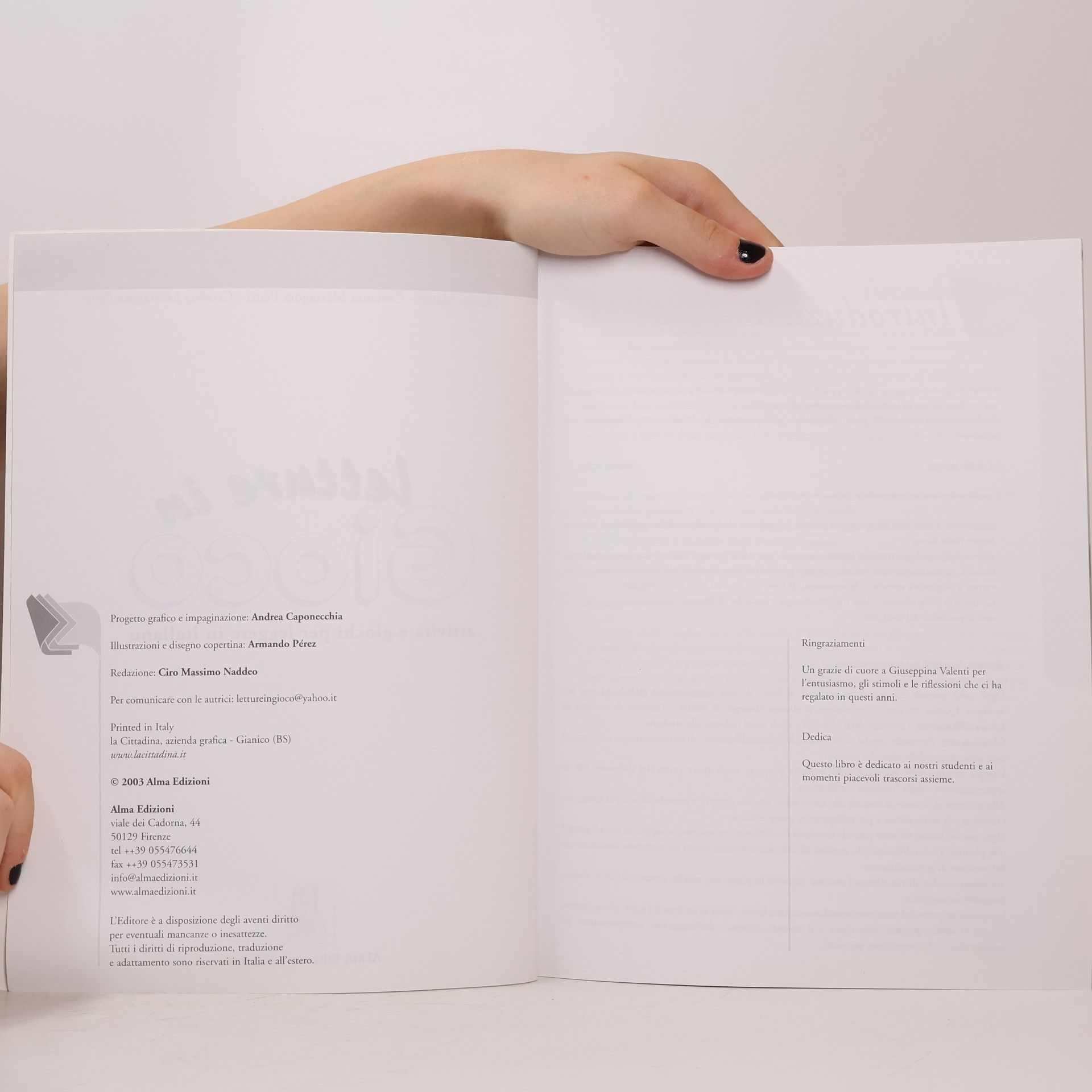Marina Mattei Letture in gioco