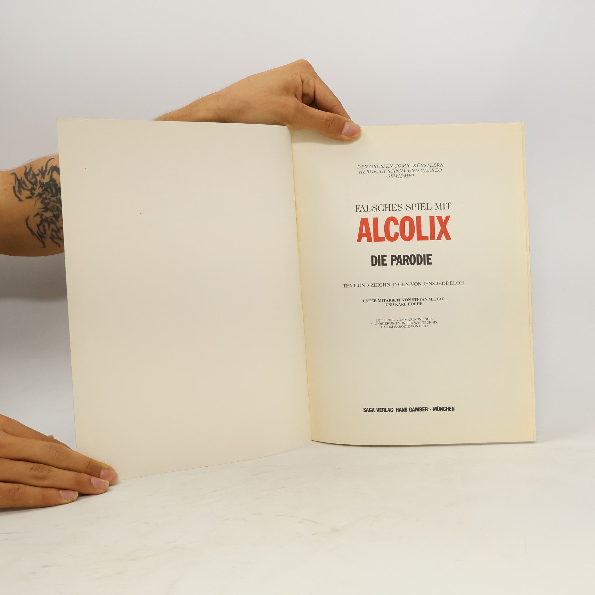 Autorenkollektiv Falsches spiel mit Alcolix. Die Parodie