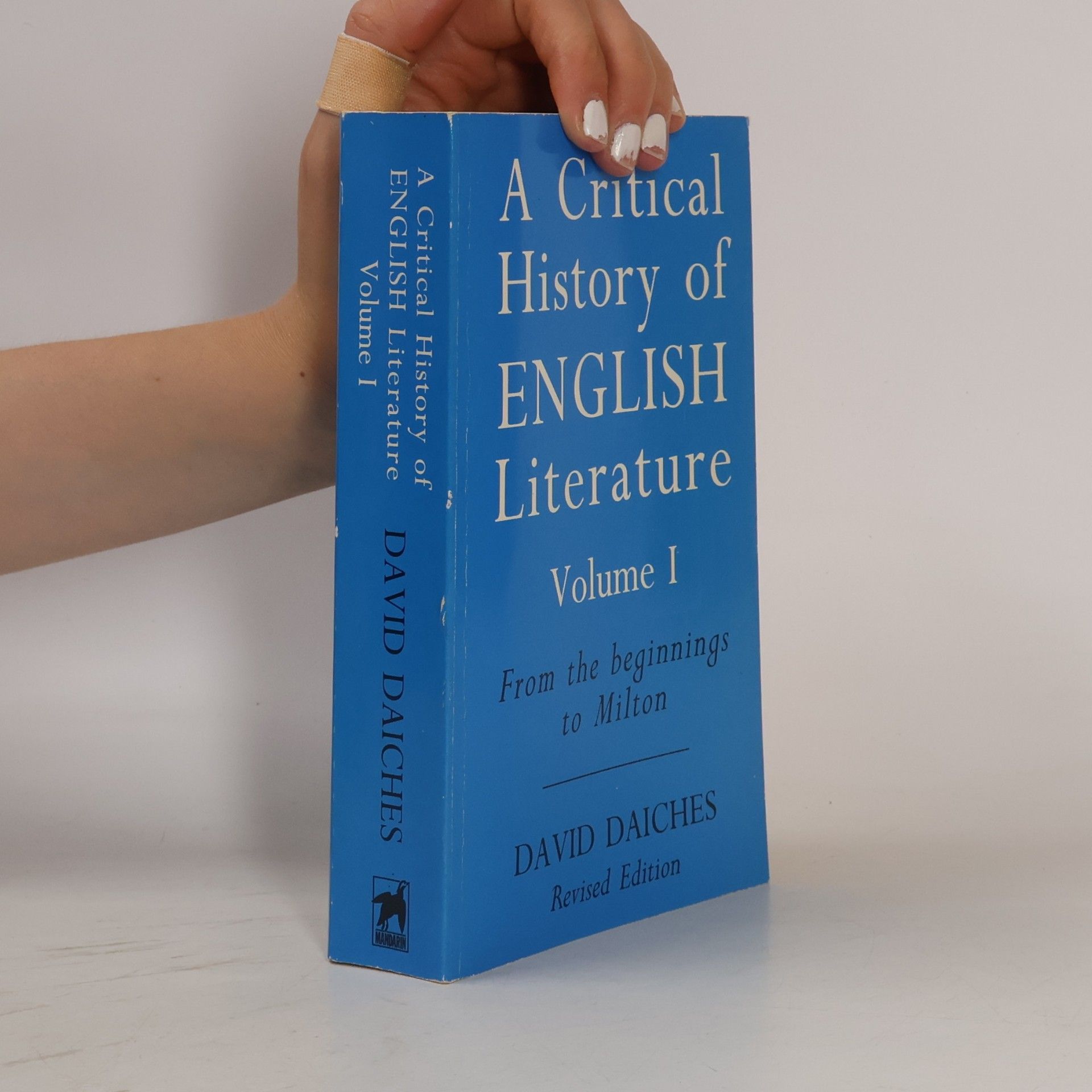 David Daiches A Critical History of English Literature