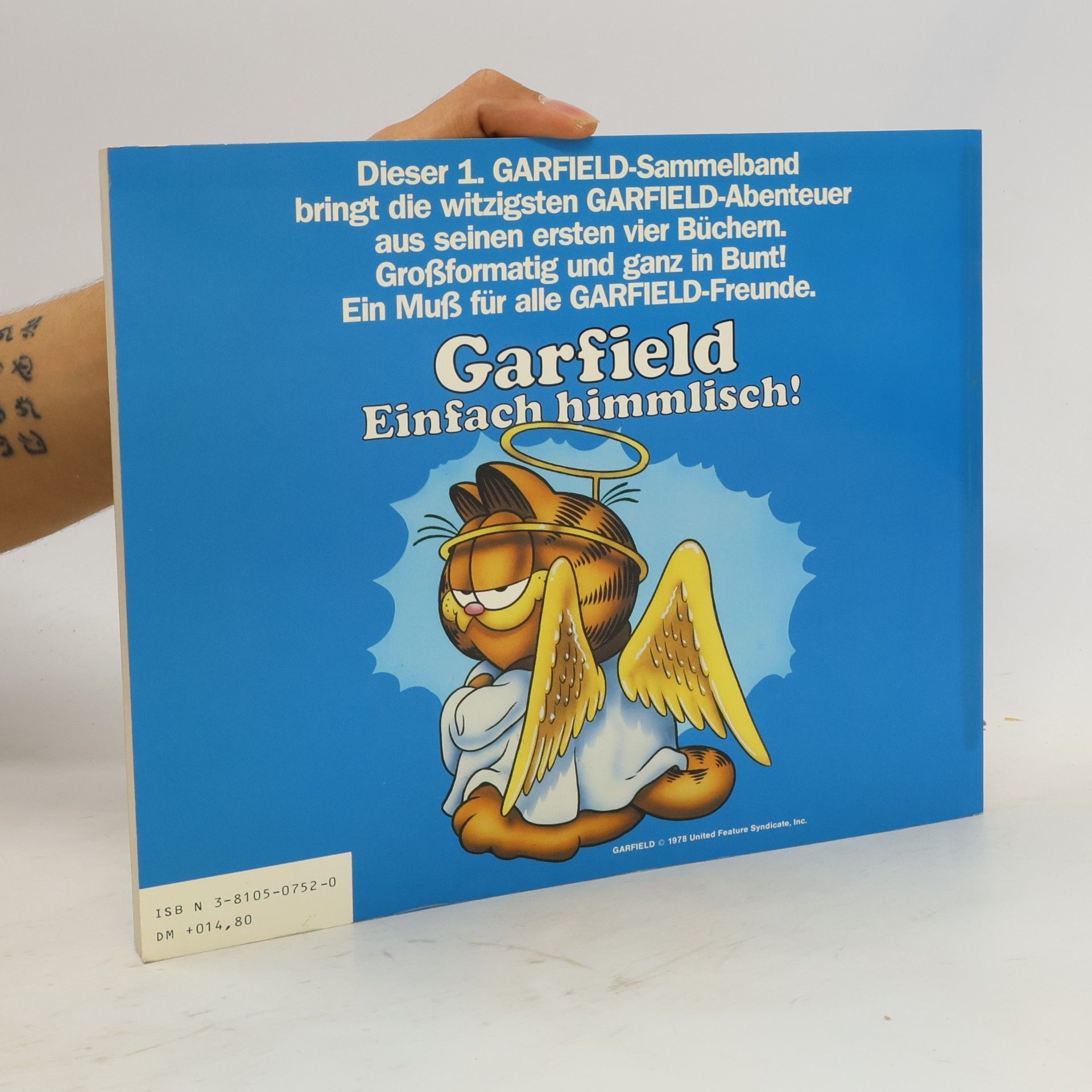 Jim Davis Garfield spielt auf