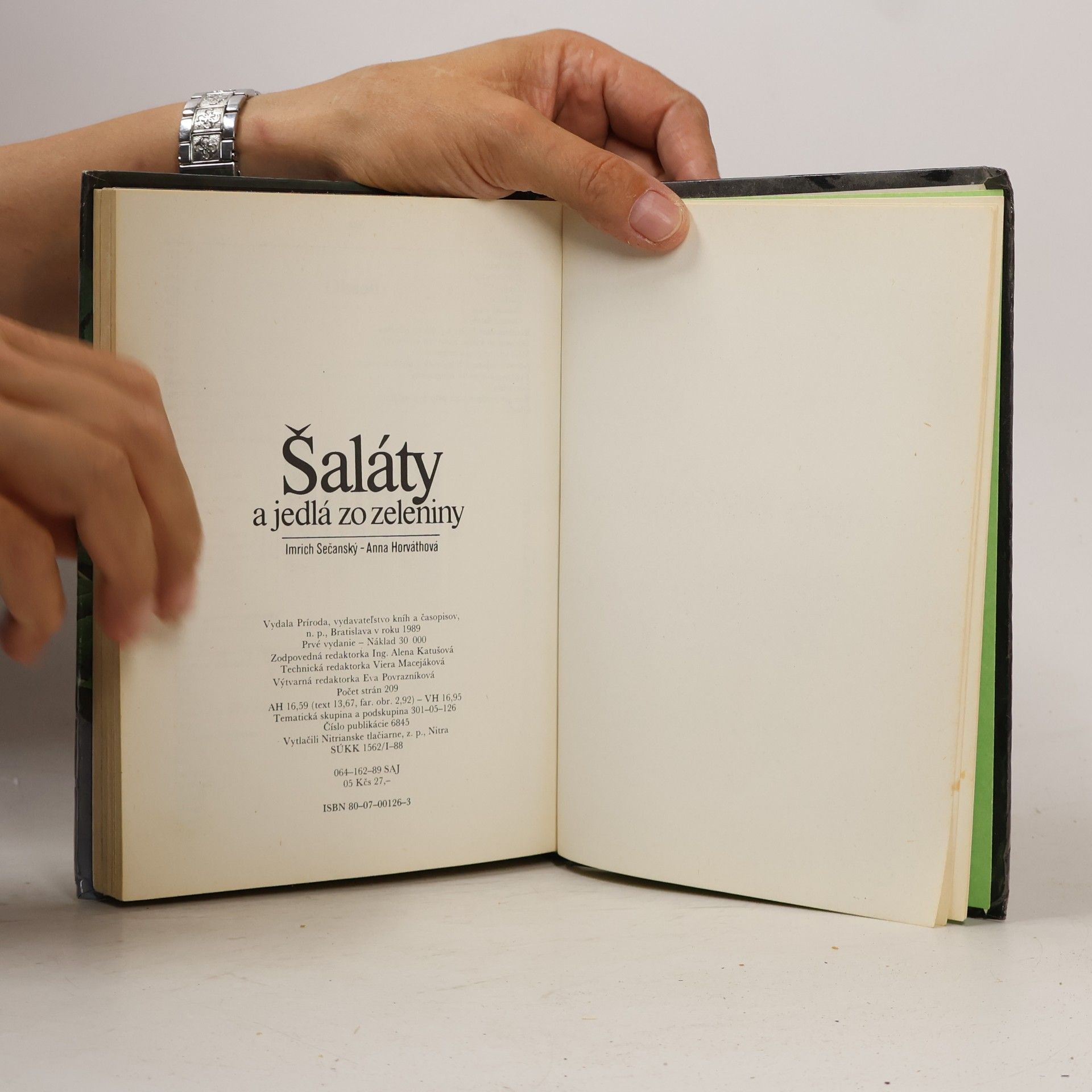 Imrich Sečanský Šaláty a jedlá zo zeleniny