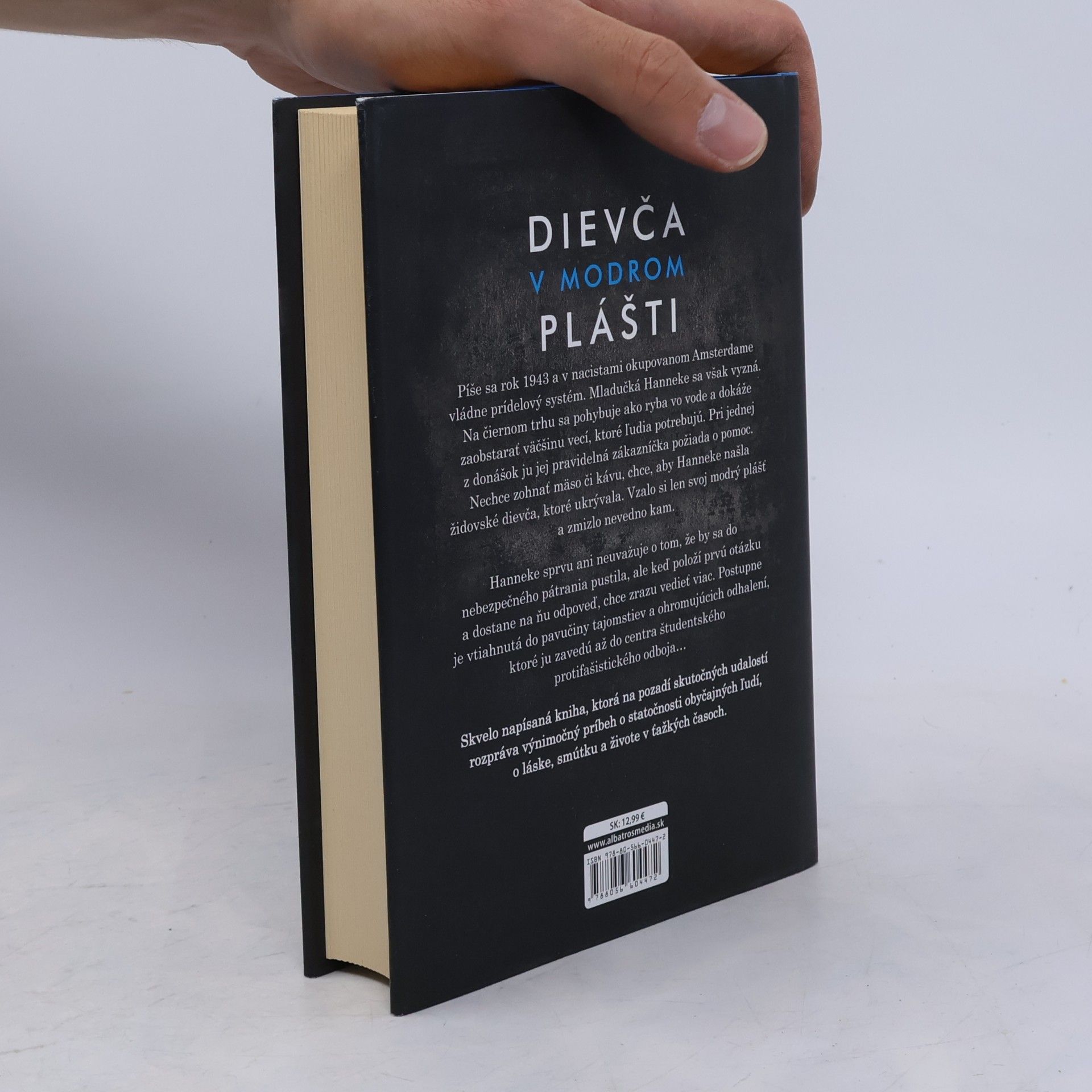 Monica Hesse Dievča v modrom plášti