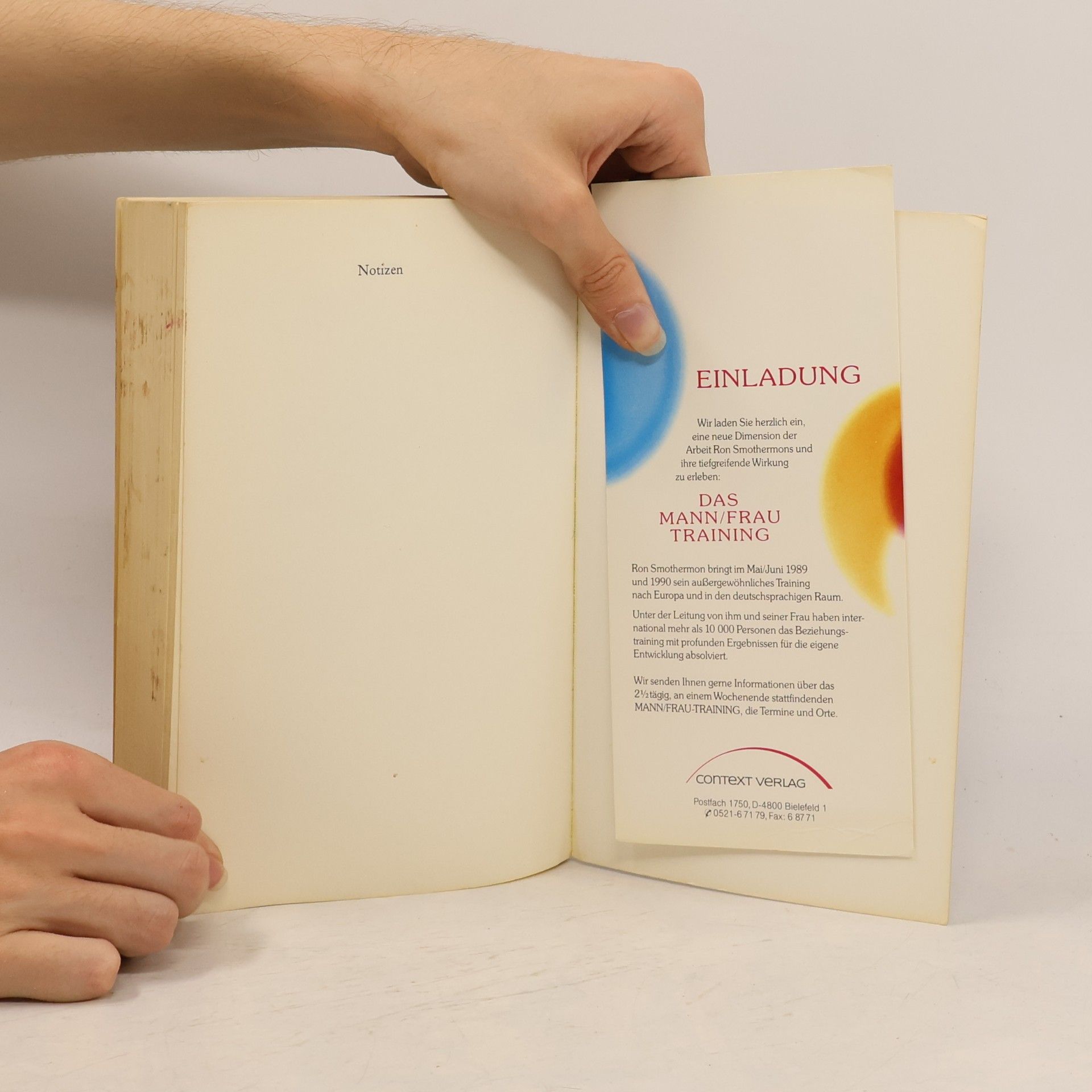 Ron Smothermon Drehbuch II. Das Mann/Frau Buch. Die Transformation der Liebe