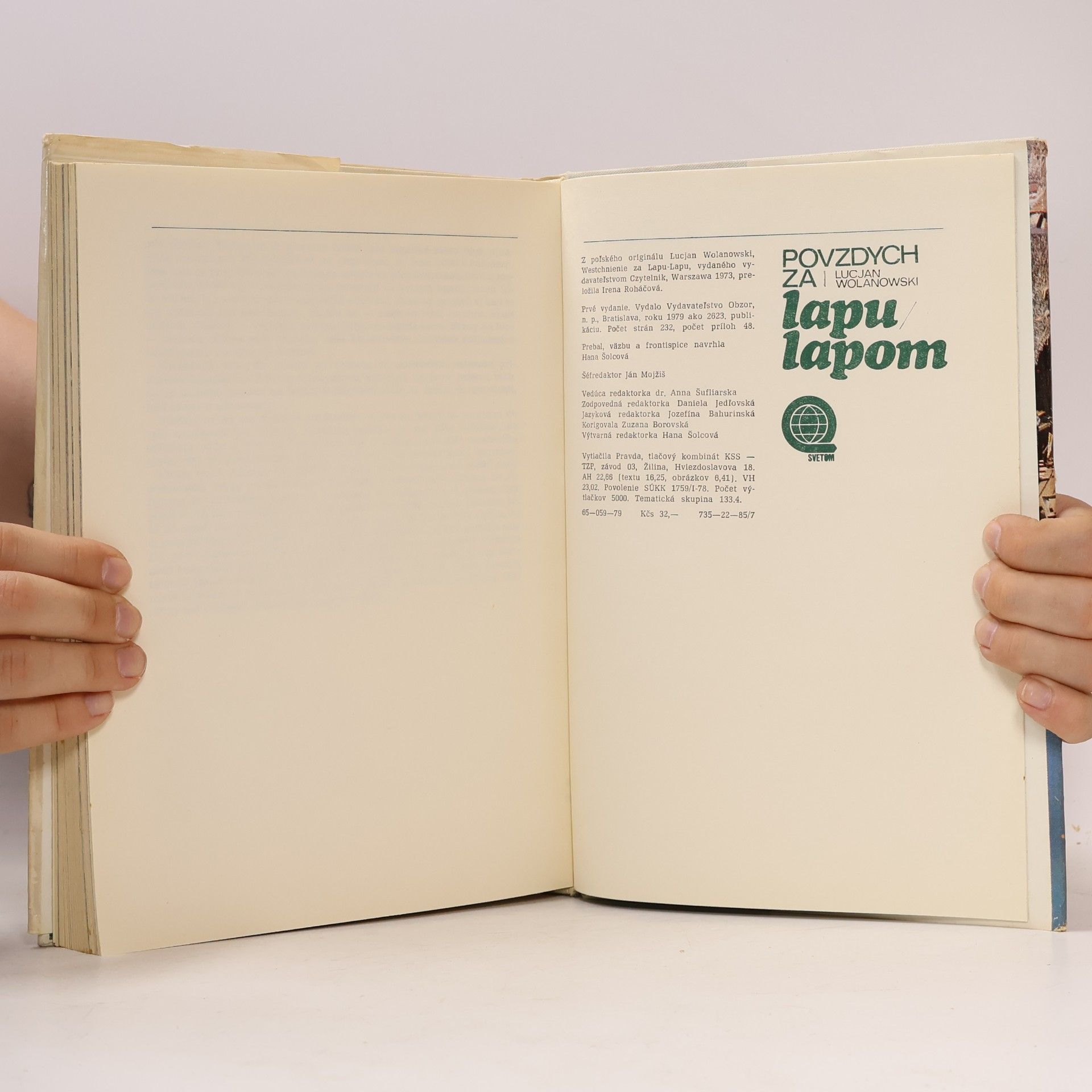 Lucjan Wolanowski Povzdych za Lapu-Lapom