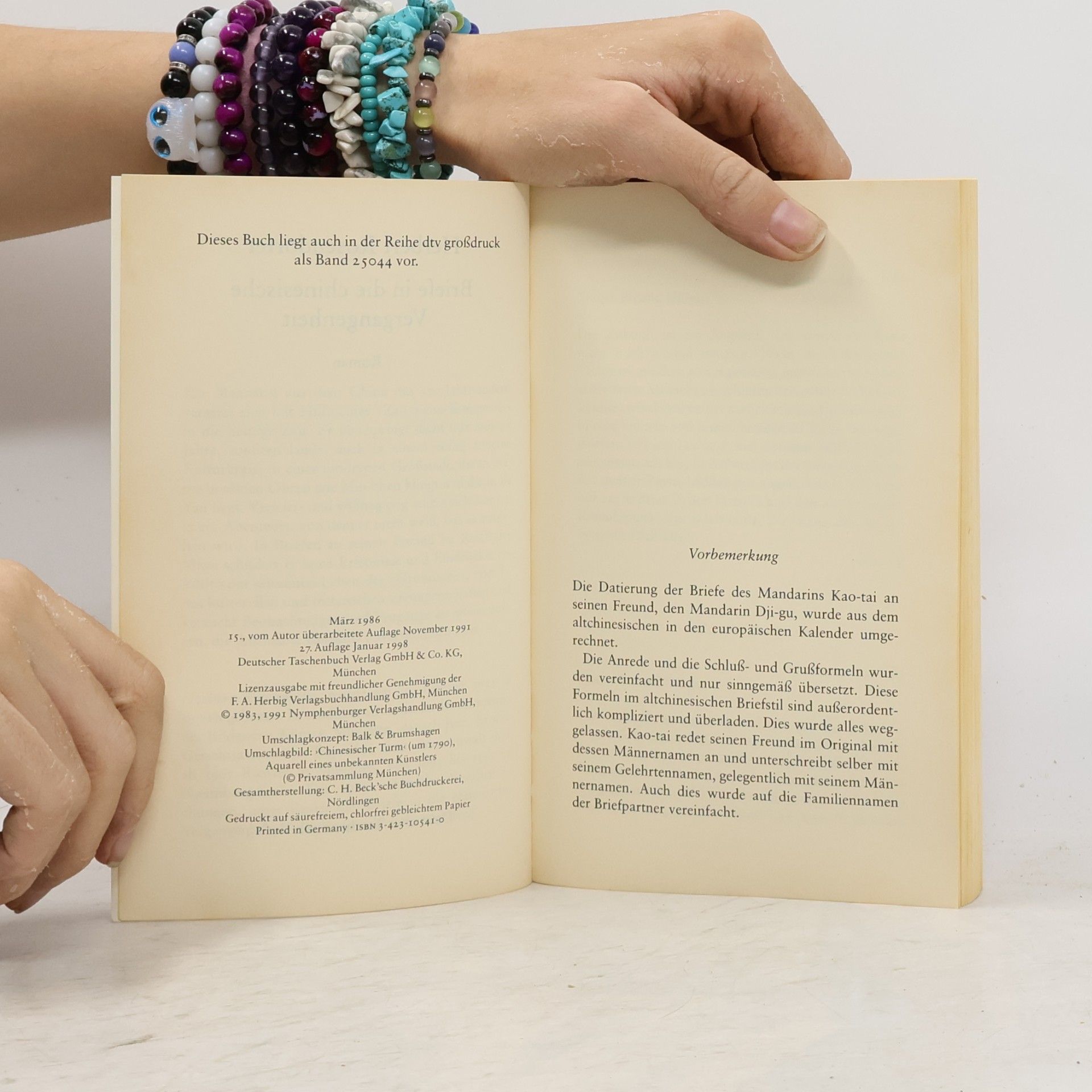 Herbert Rosendorfer Briefe in die chinesische Vergangenheit