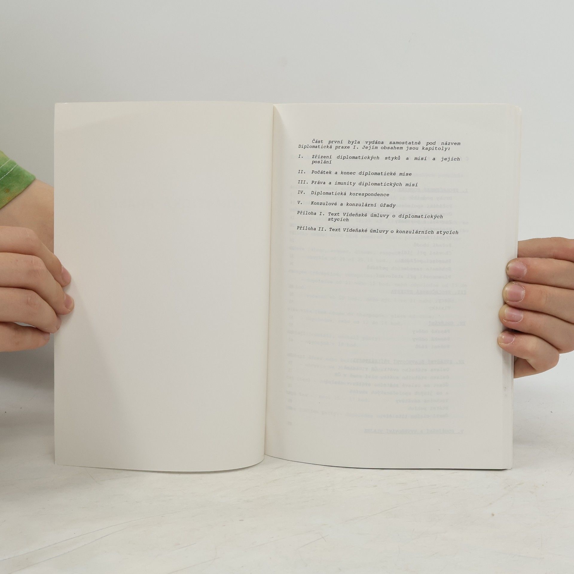 Various authors Diplomatická praxe II