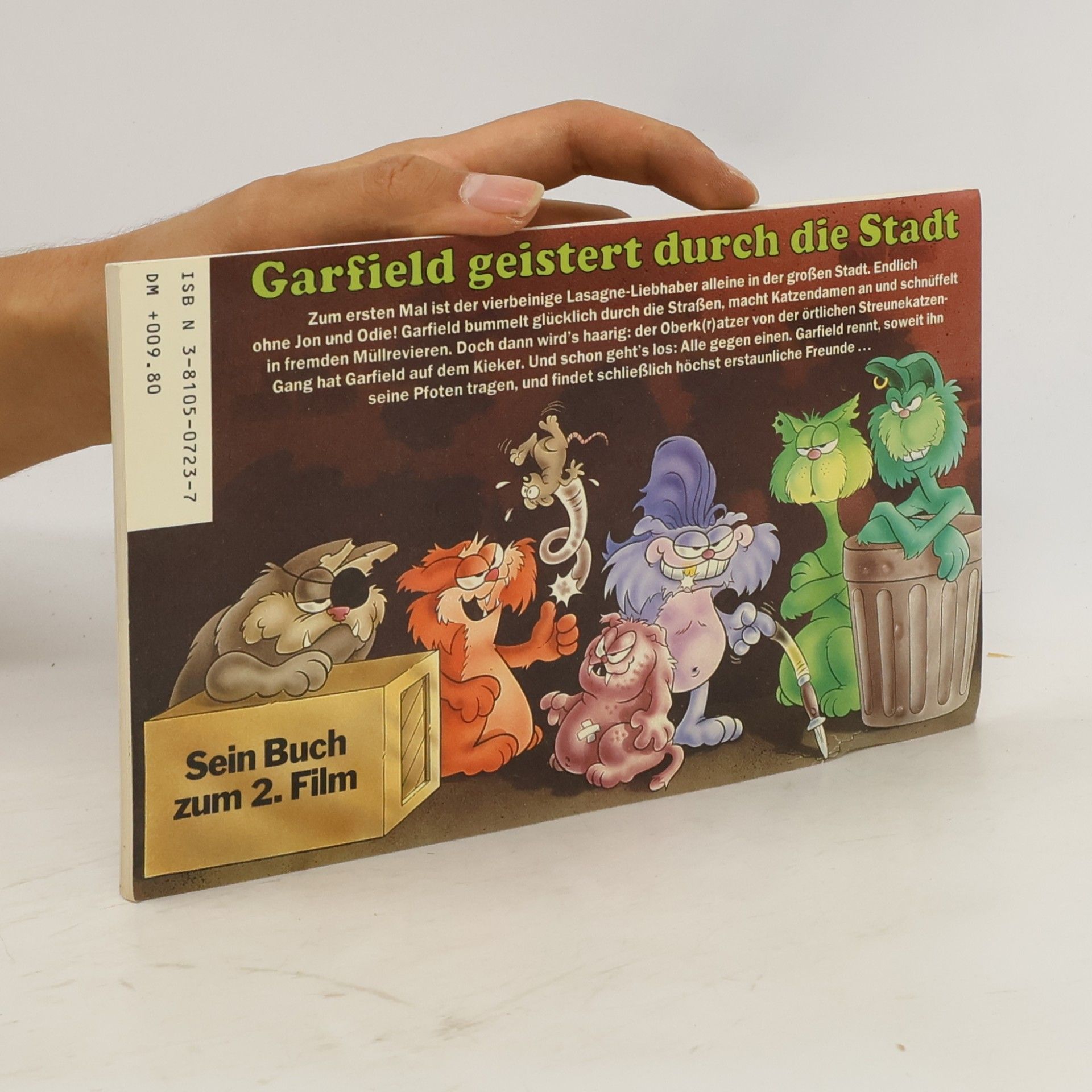 Jim Davis Garfield geistert durch die Stadt