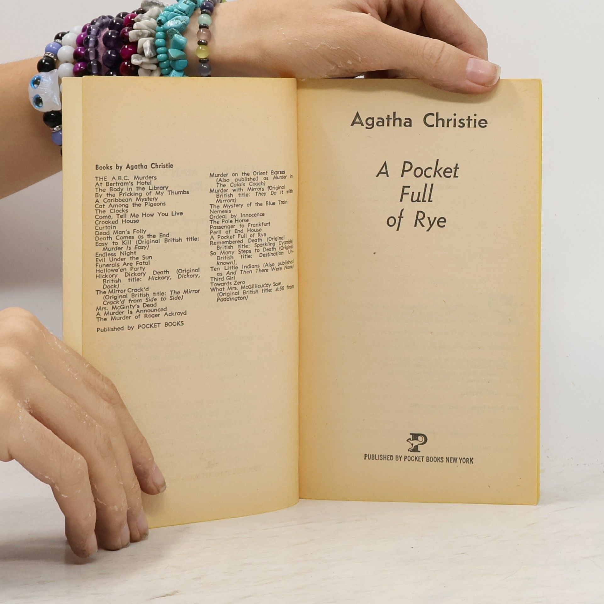 Agatha Christie A Pocket Full of Rye