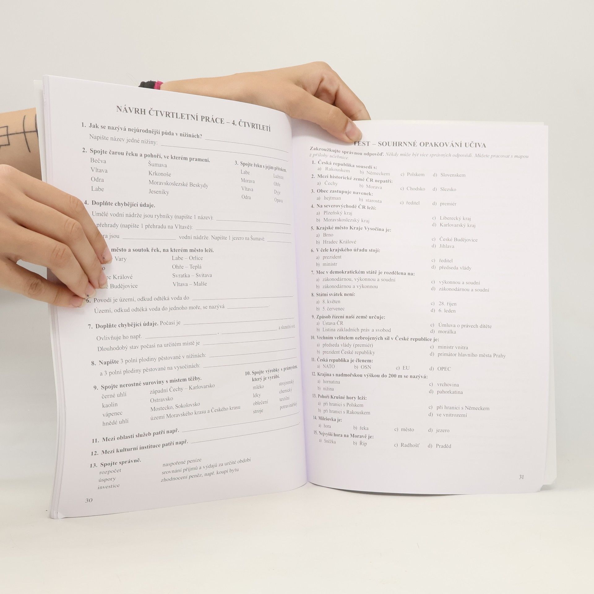 Various authors Vlastivěda 4. Poznáváme naši vlast. Pracovní sešit pro 4. ročník