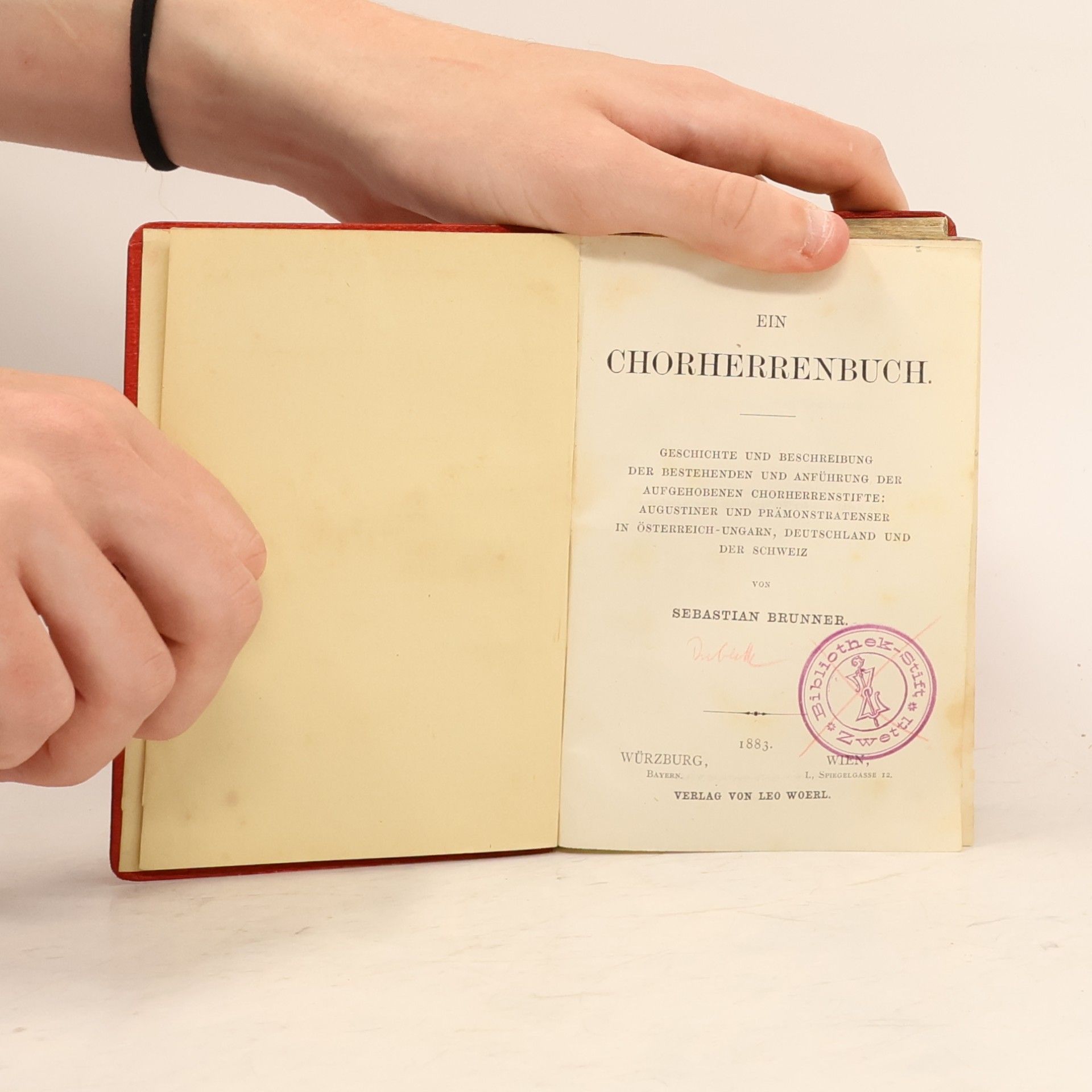 Sebastian Brunner Ein Chorherrenbuch