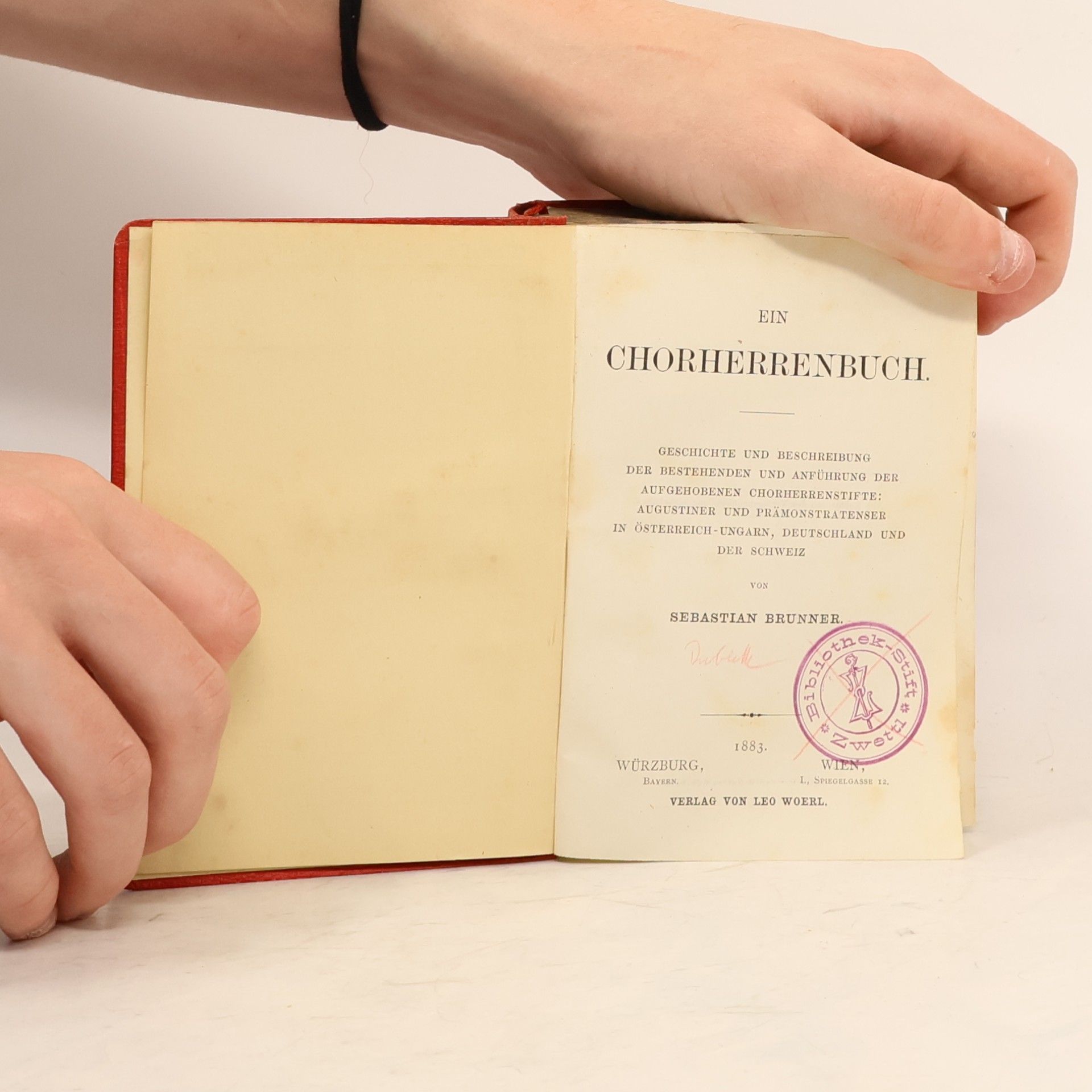 Sebastian Brunner Ein Chorherrenbuch