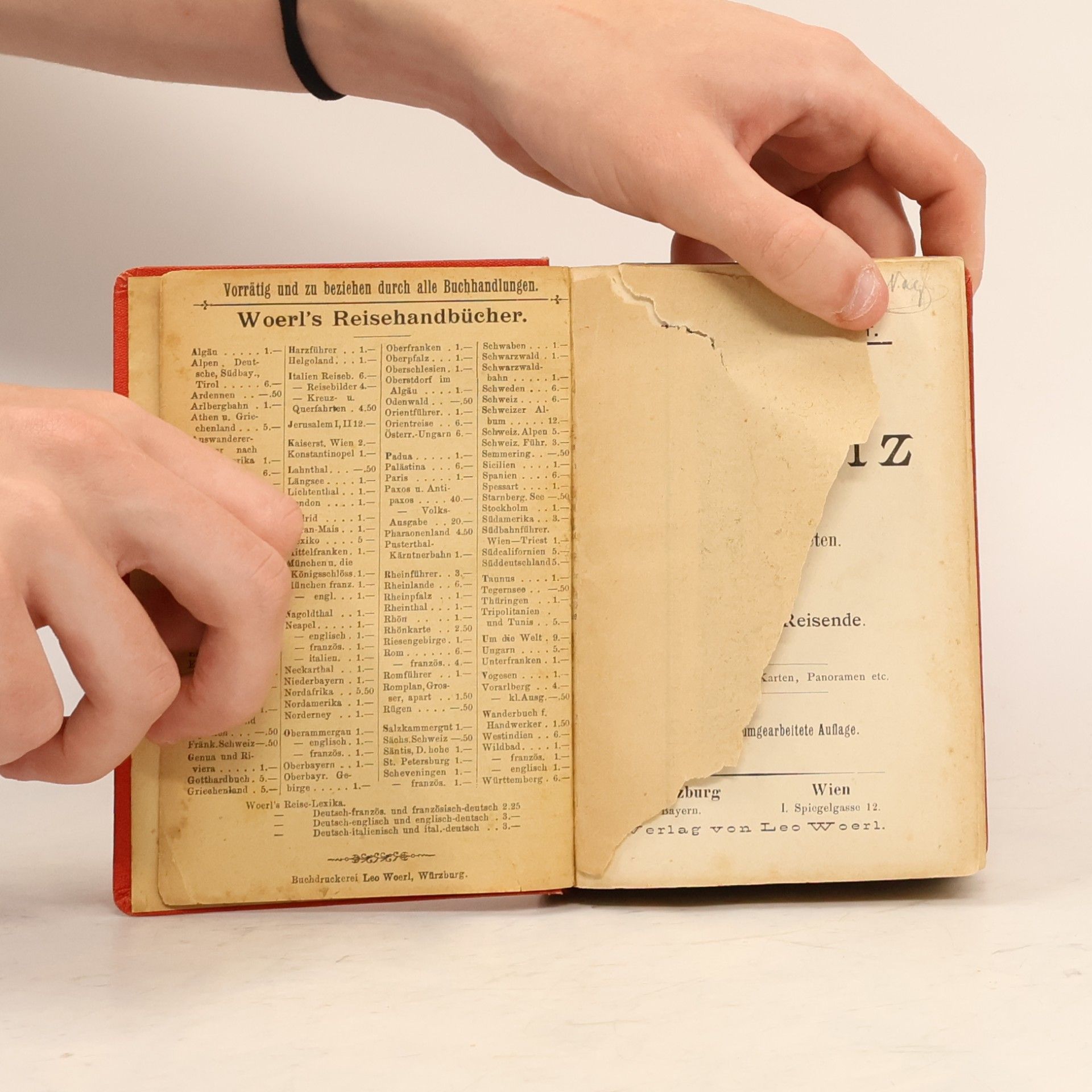Various authors Woerl's Reisehandbücher . Die Schweiz