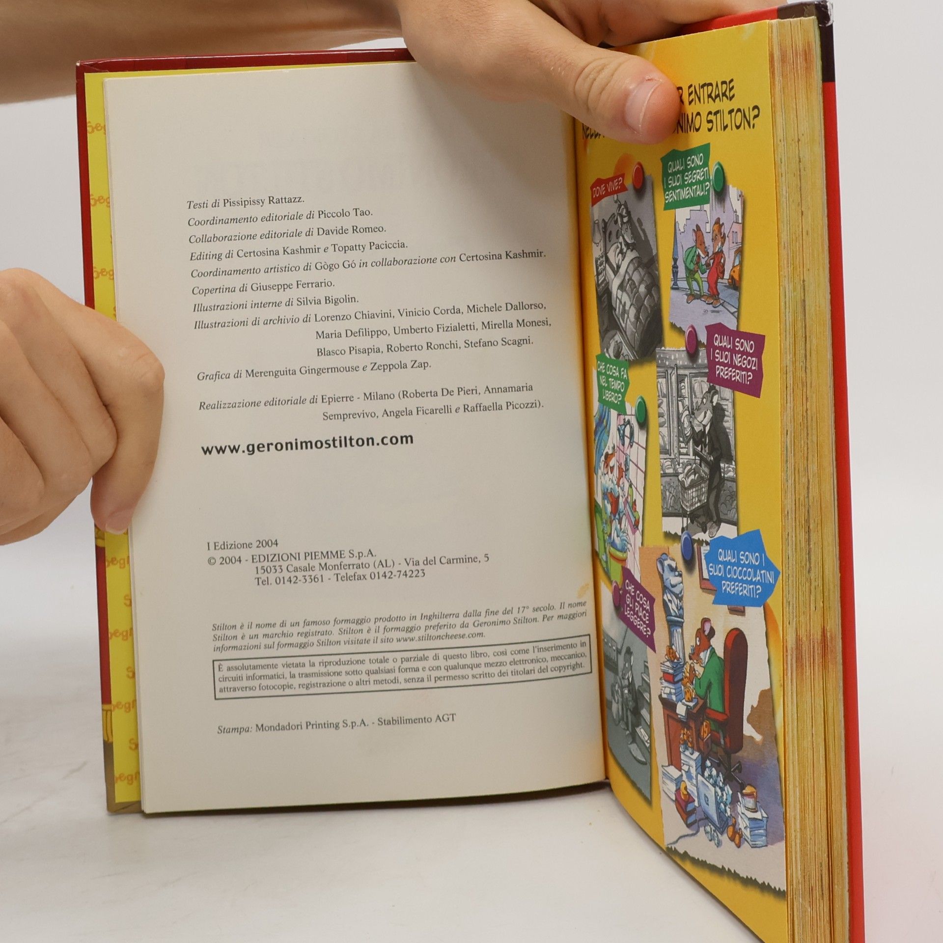 Geronimo Stilton La vera storia di Geronimo Stilton