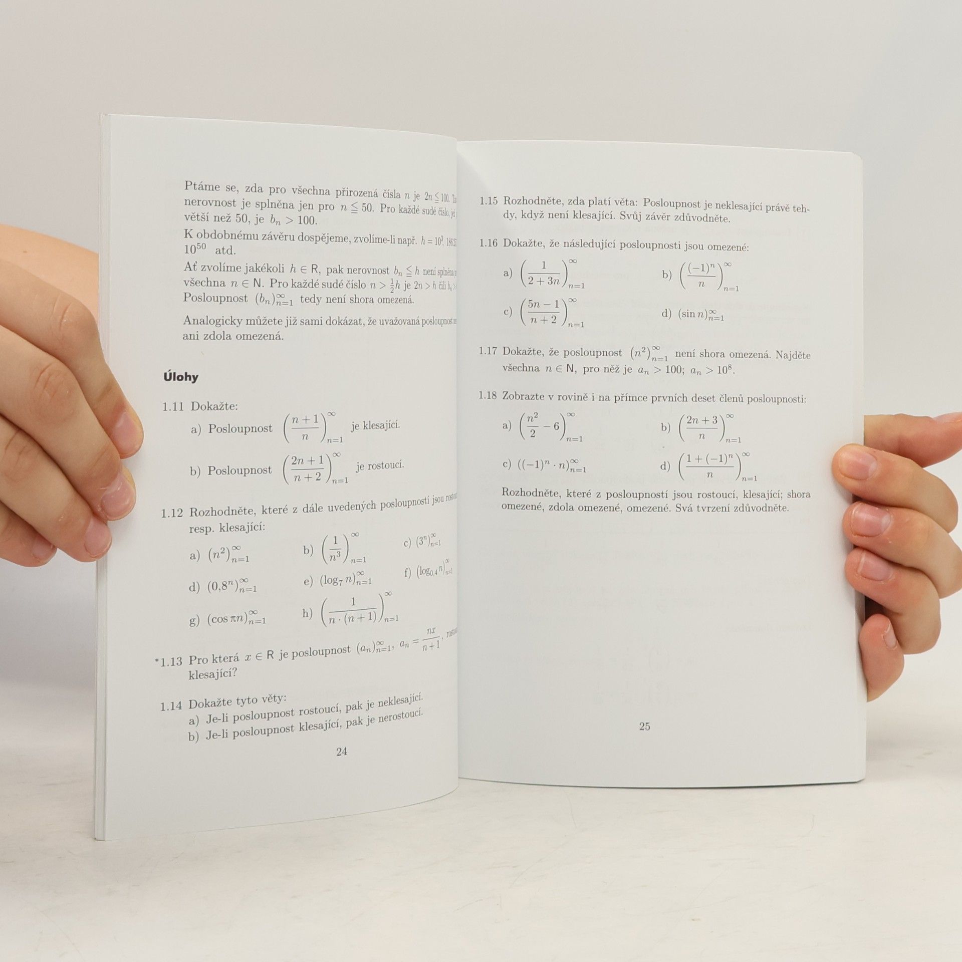 Oldřich Odvárko Matematika pro gymnázia. Posloupnosti a řady