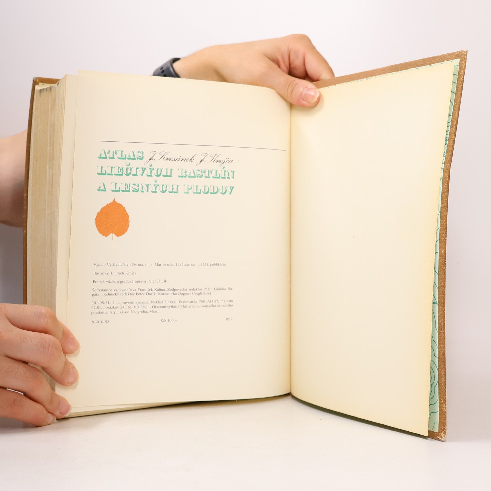 Jindřich Krejča Atlas liečivých rastlín a lesných plodov